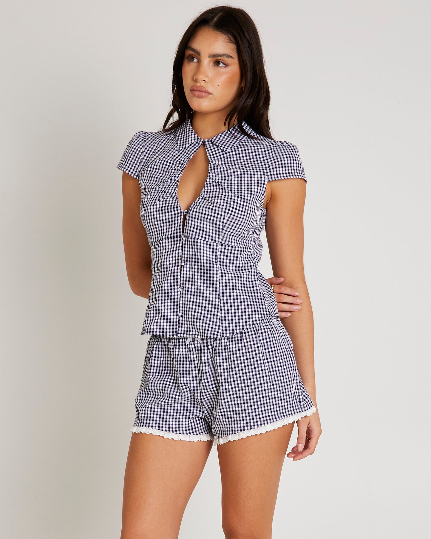 Valeria Keyhole Shirt