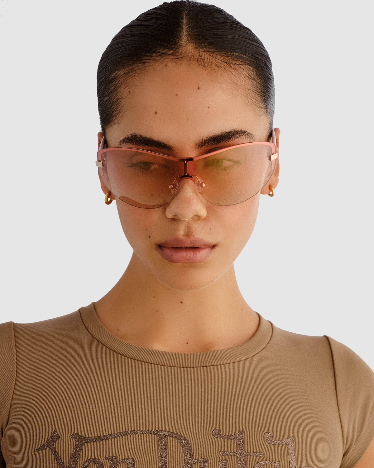Bombshell Sunglasses GOLD PINK CRUSH