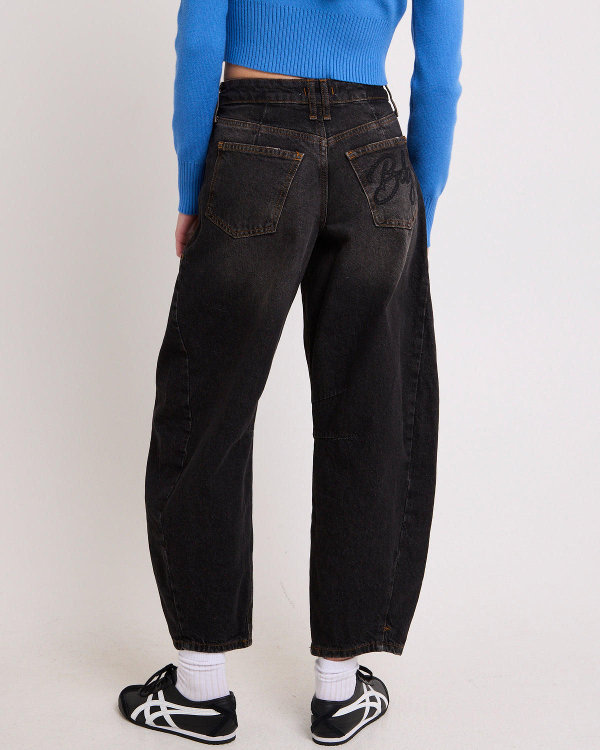 BDG Renae Barrel Denim Jeans BLACK