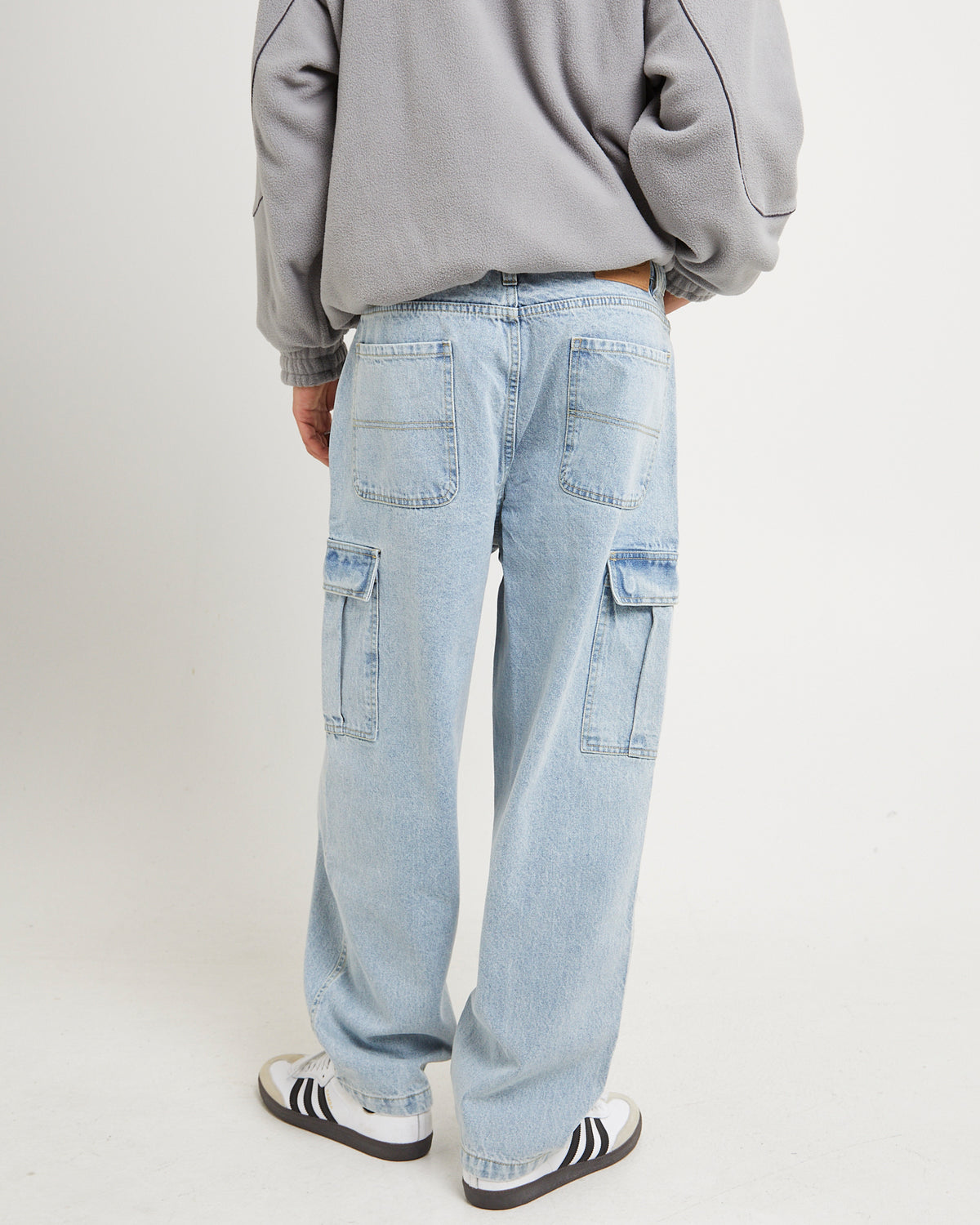 Auckland Cargo Denim Jeans 90S LIGHT BLUE