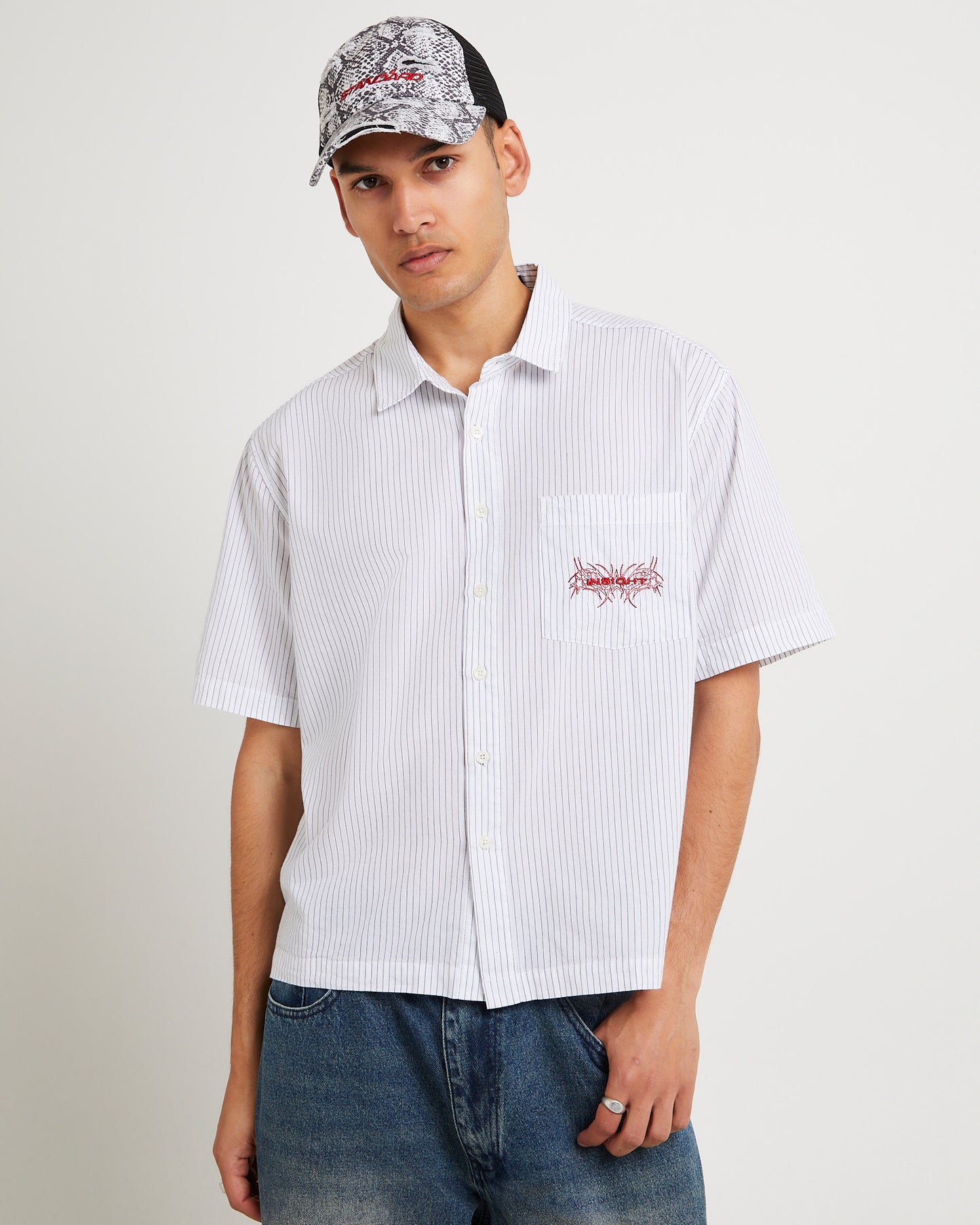 Supply Pinstripe Short Sleeve Shirt