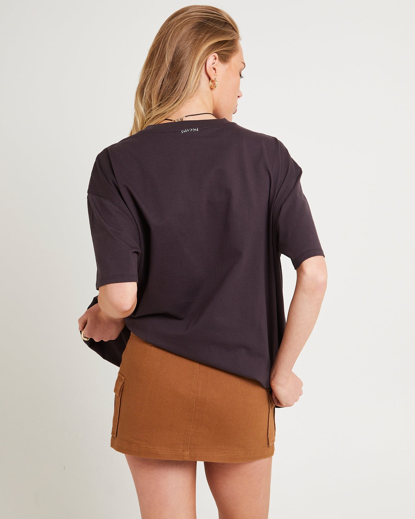 Flora Placement Oversized T-Shirt