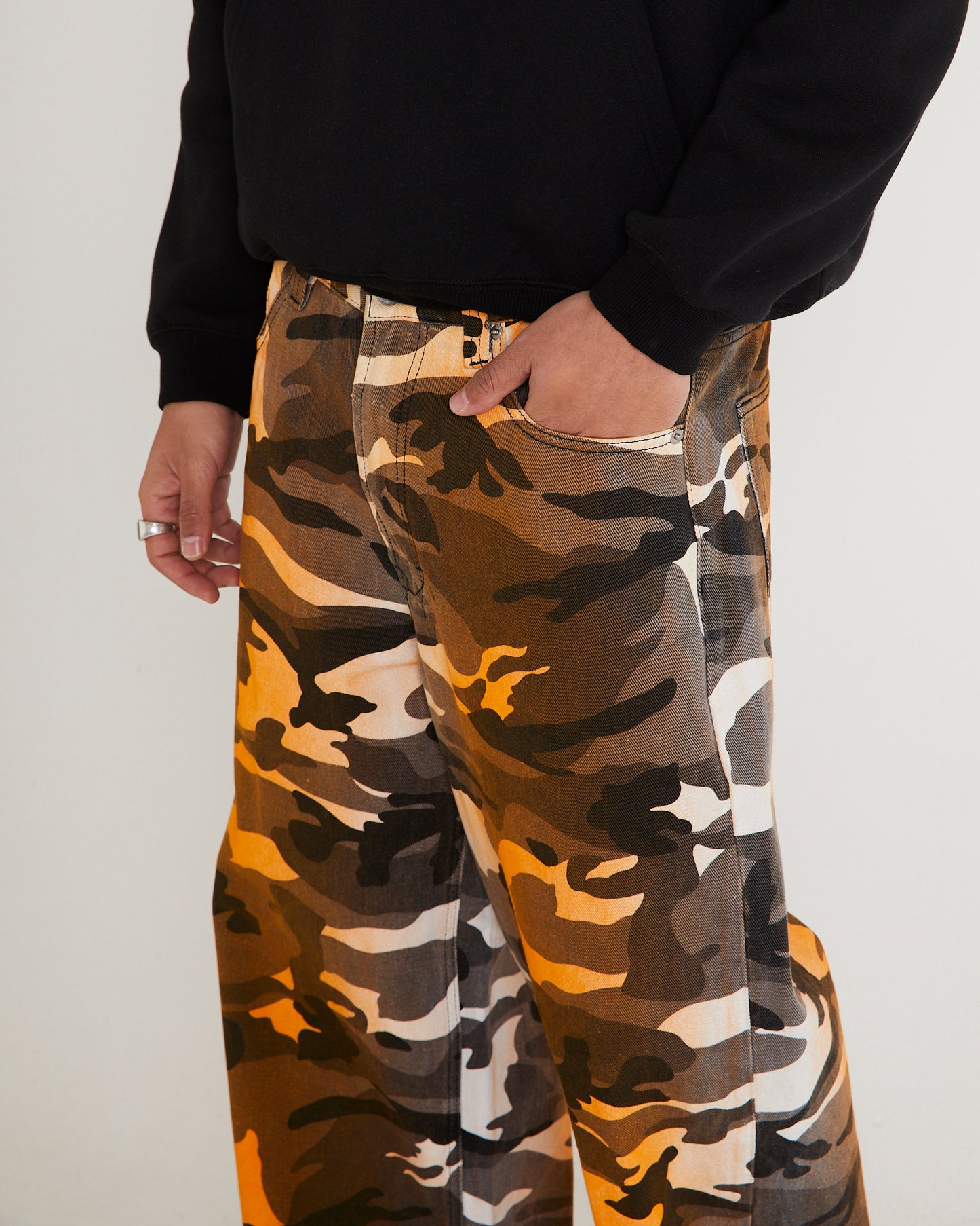 Society Spray Camo Jeans