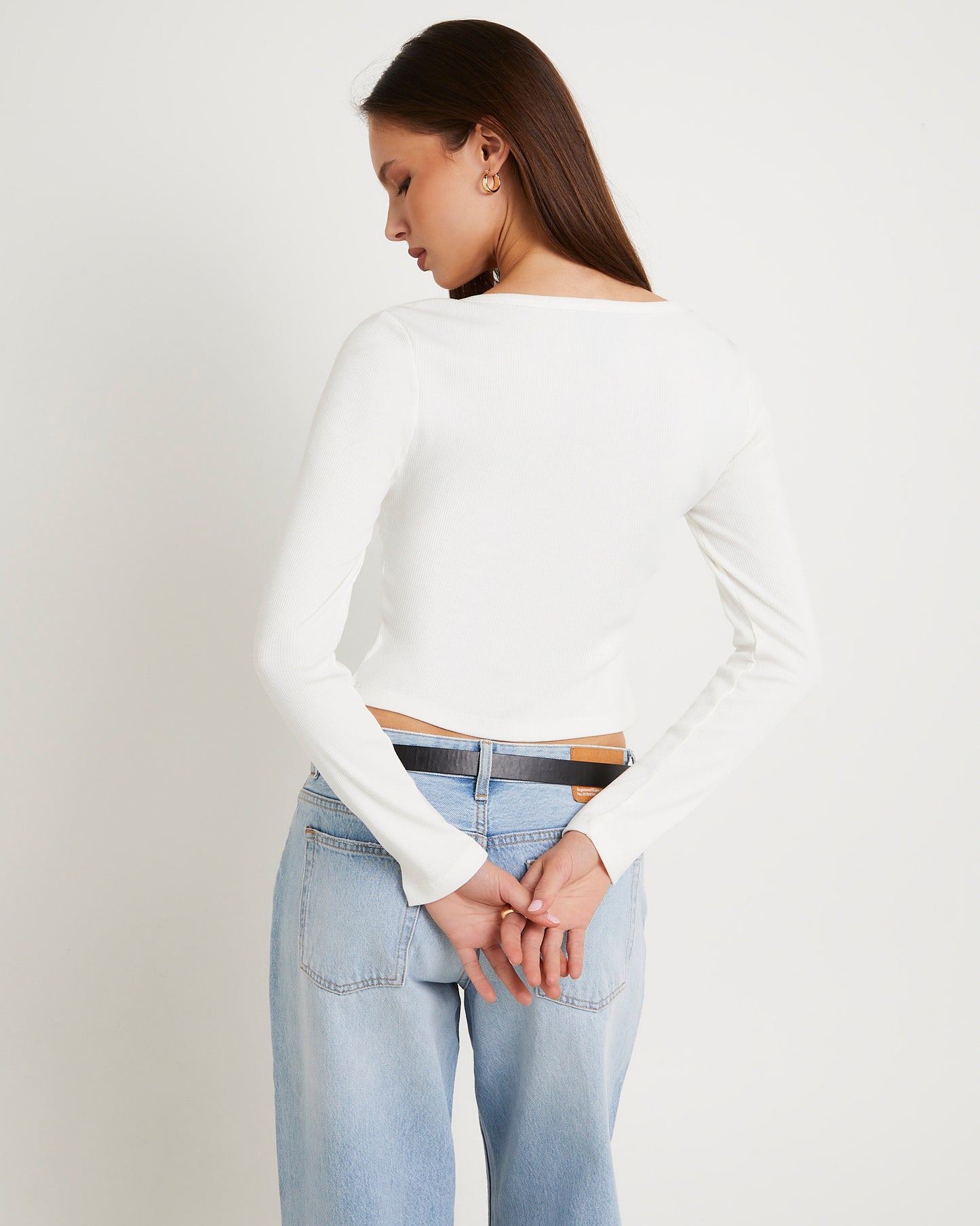 Dixie Corset Long Sleeve Top