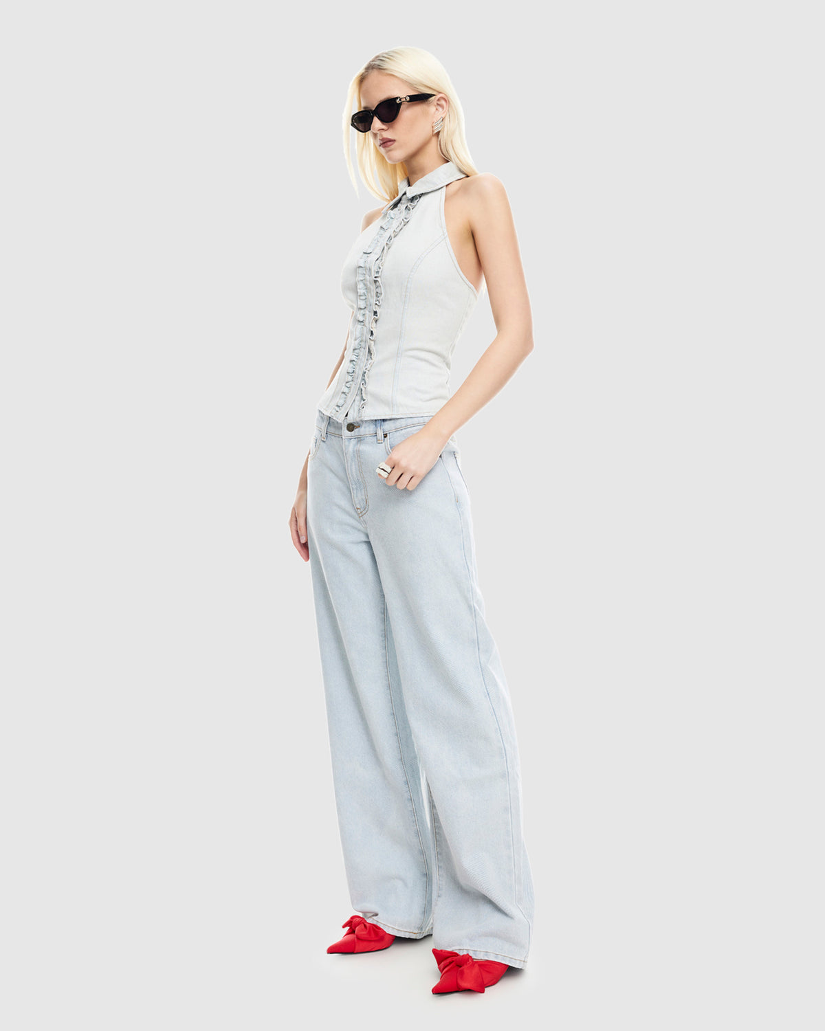 Heat Haze Denim Jeans LIGHT DENIM