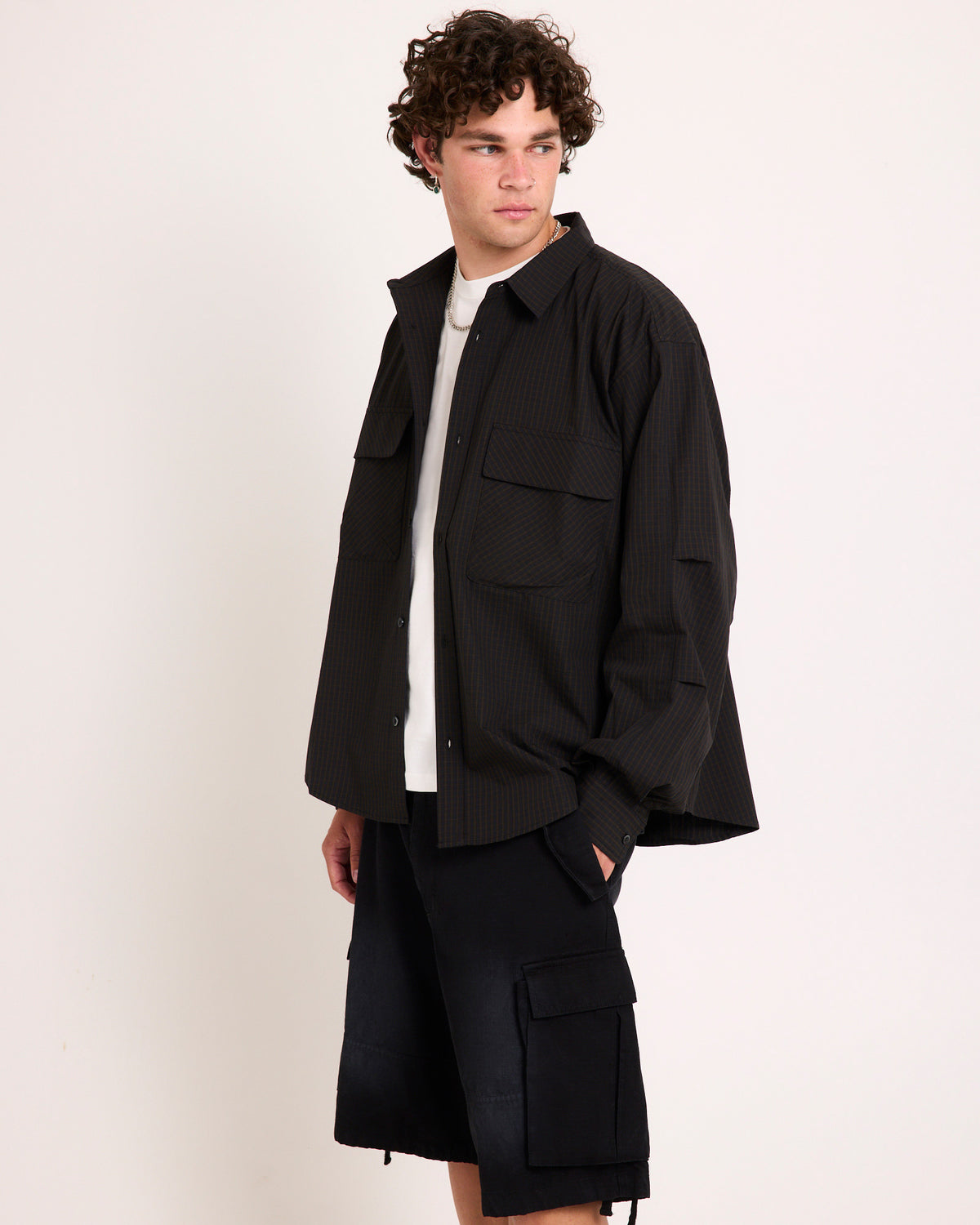 Systems Ripstop Cargo Shorts BLACK