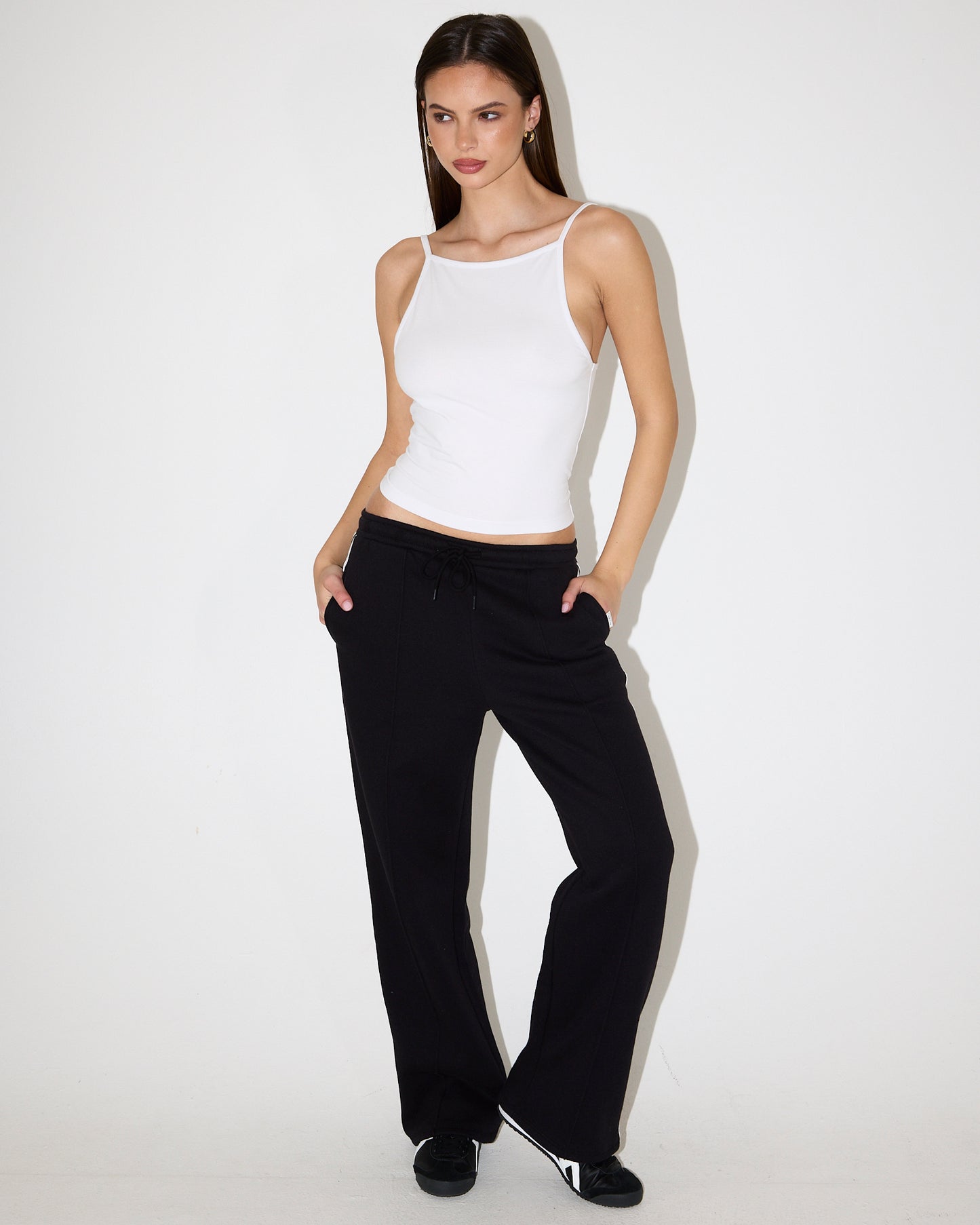 Strappy Boatneck Top