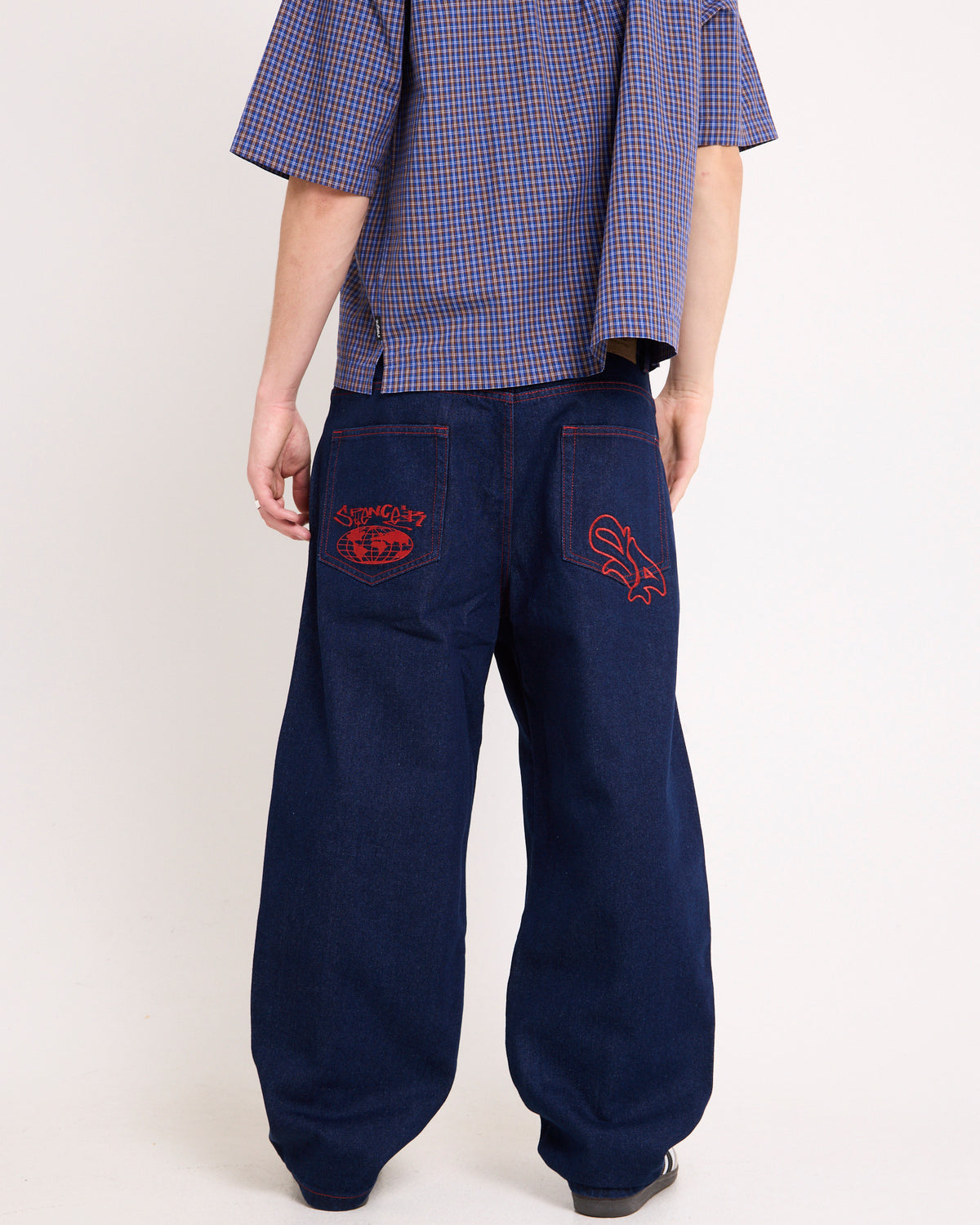 Sticker Wide Boy Denim Jeans