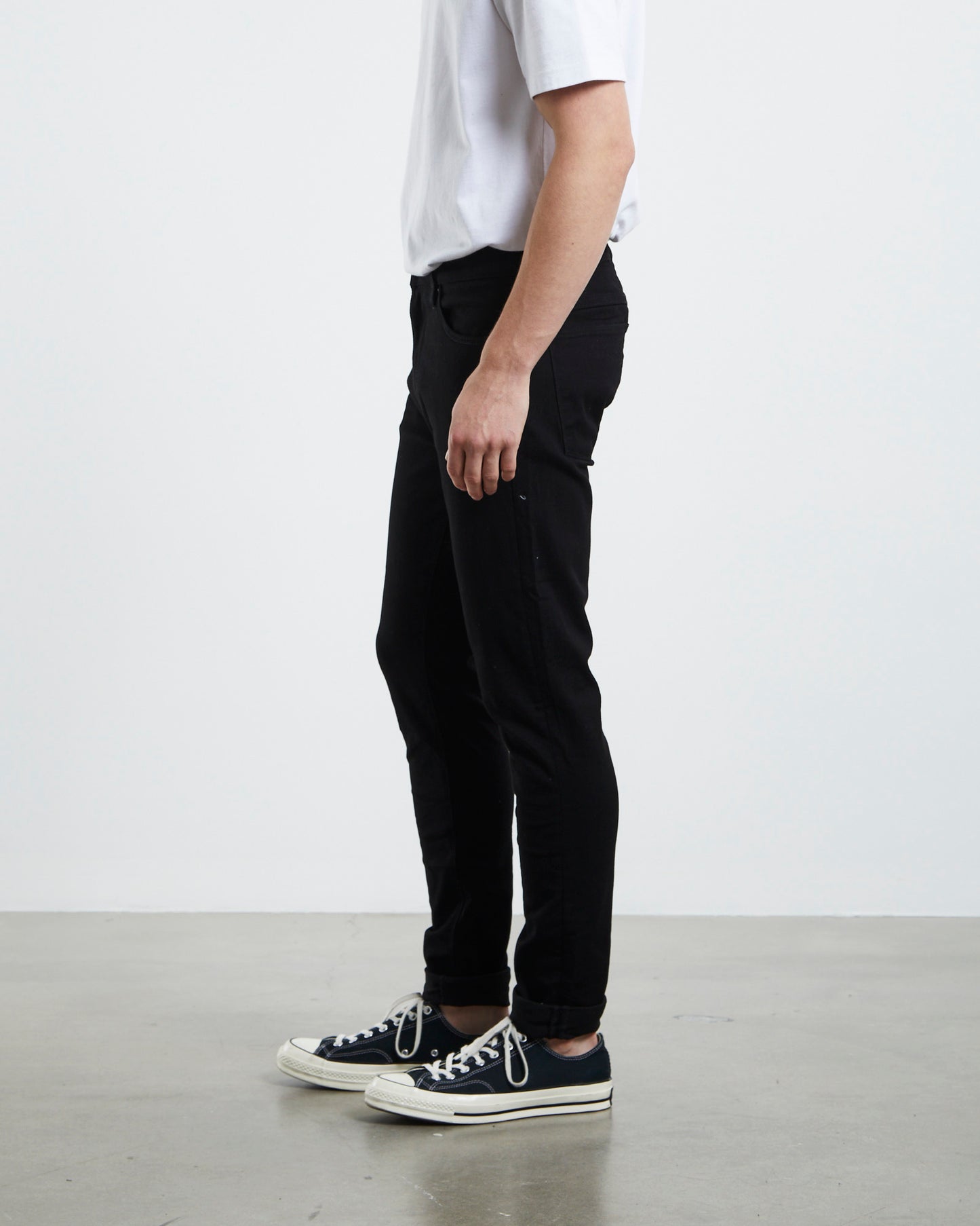 A Dropped Skinny Denim Jeans Mirror