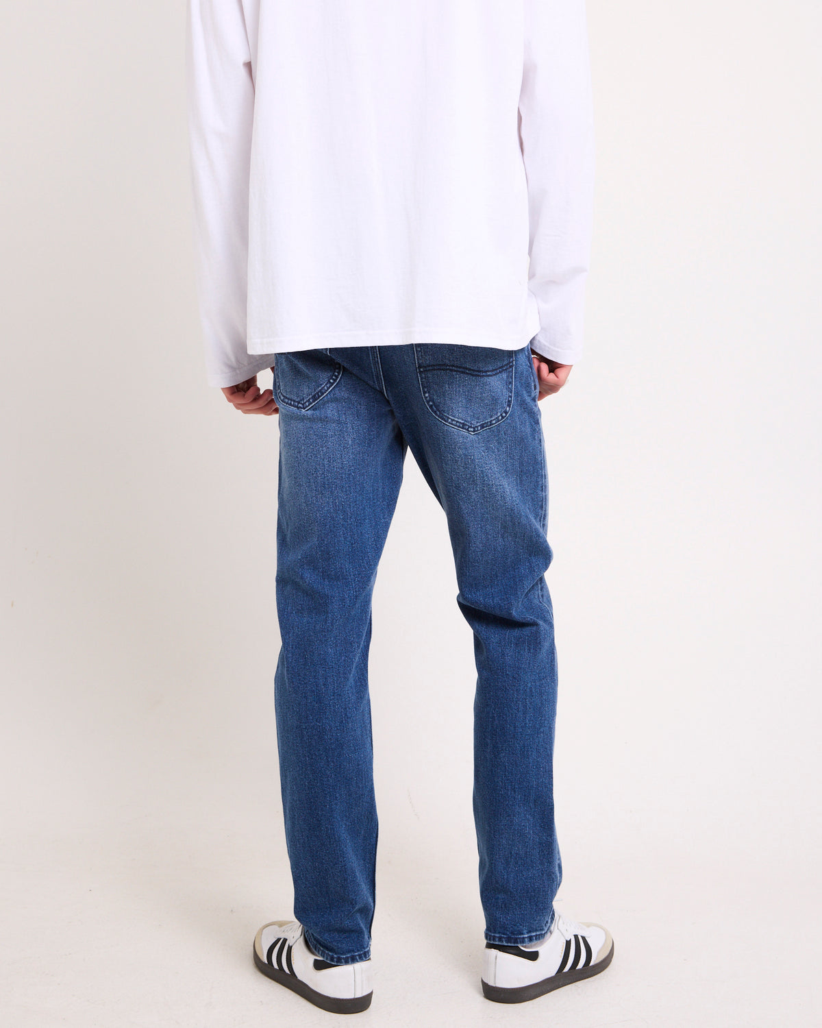 L-Three Straight Denim Jeans BLUE IMPACT