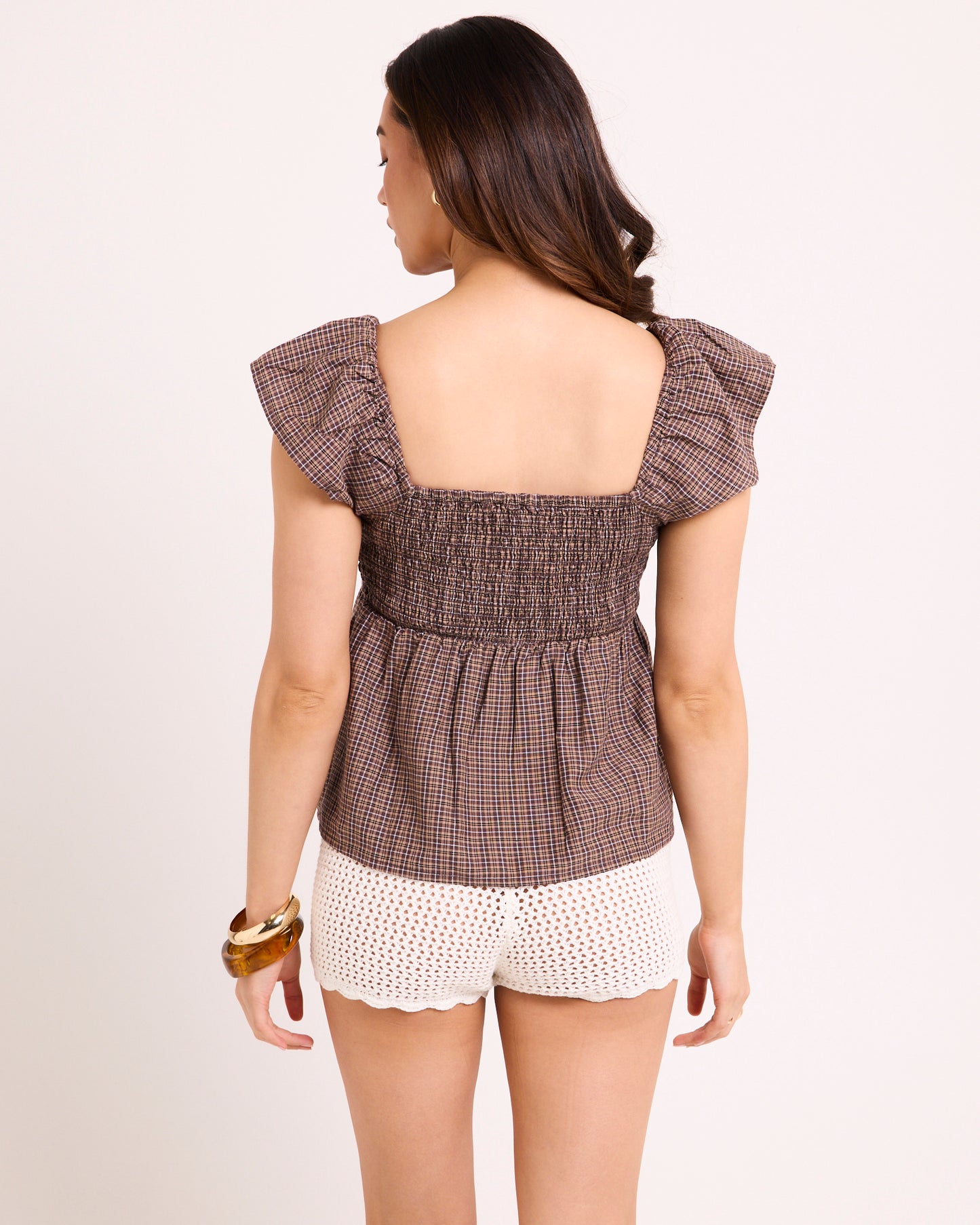 Hometown Check Top