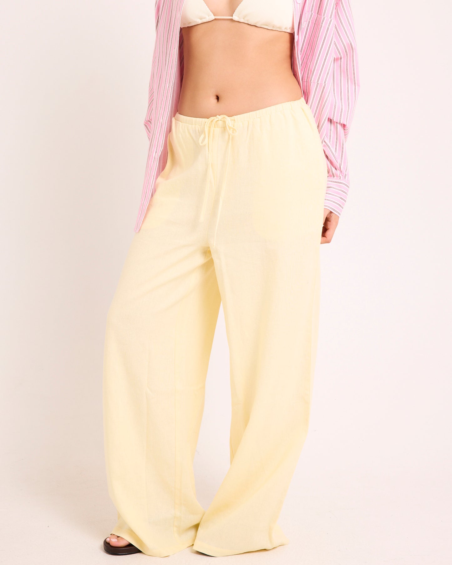 Hideaway Linen Wide Leg Pants