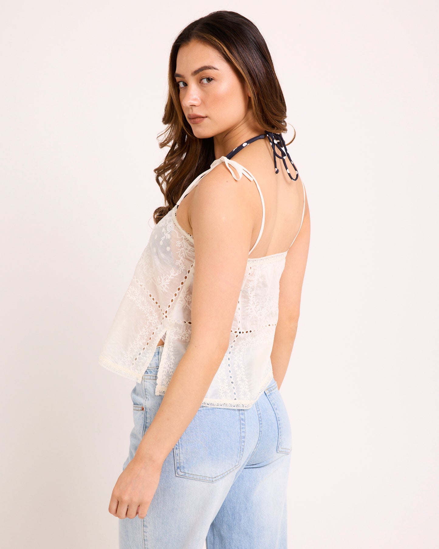 Louie Embroidered Top