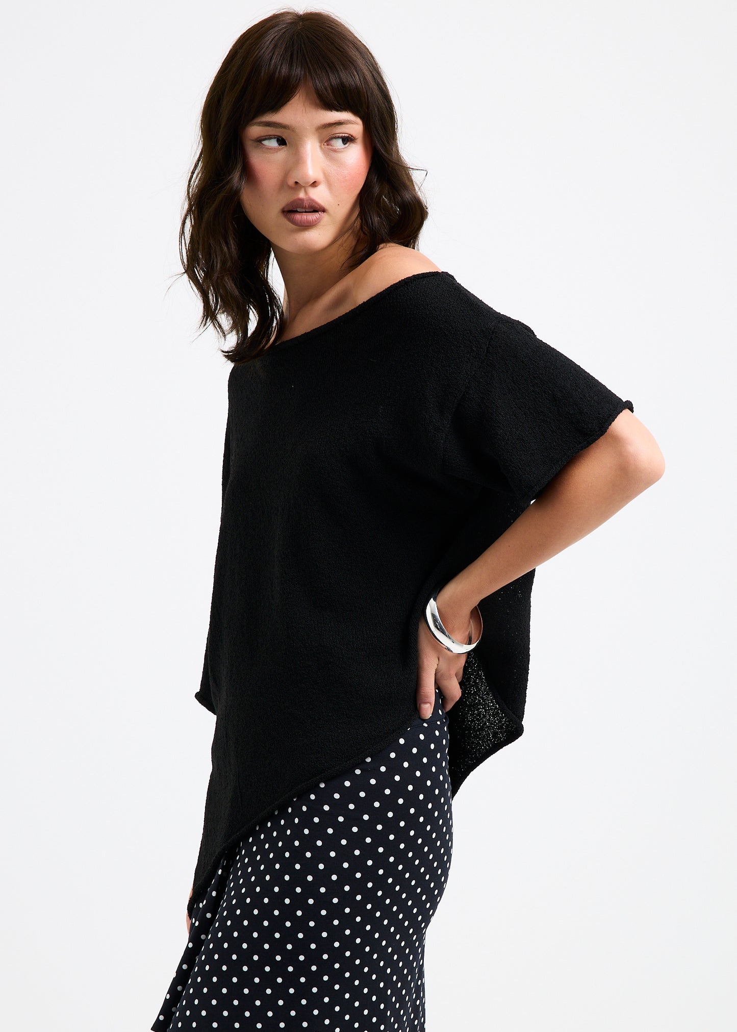 Asymmetric Knit Top