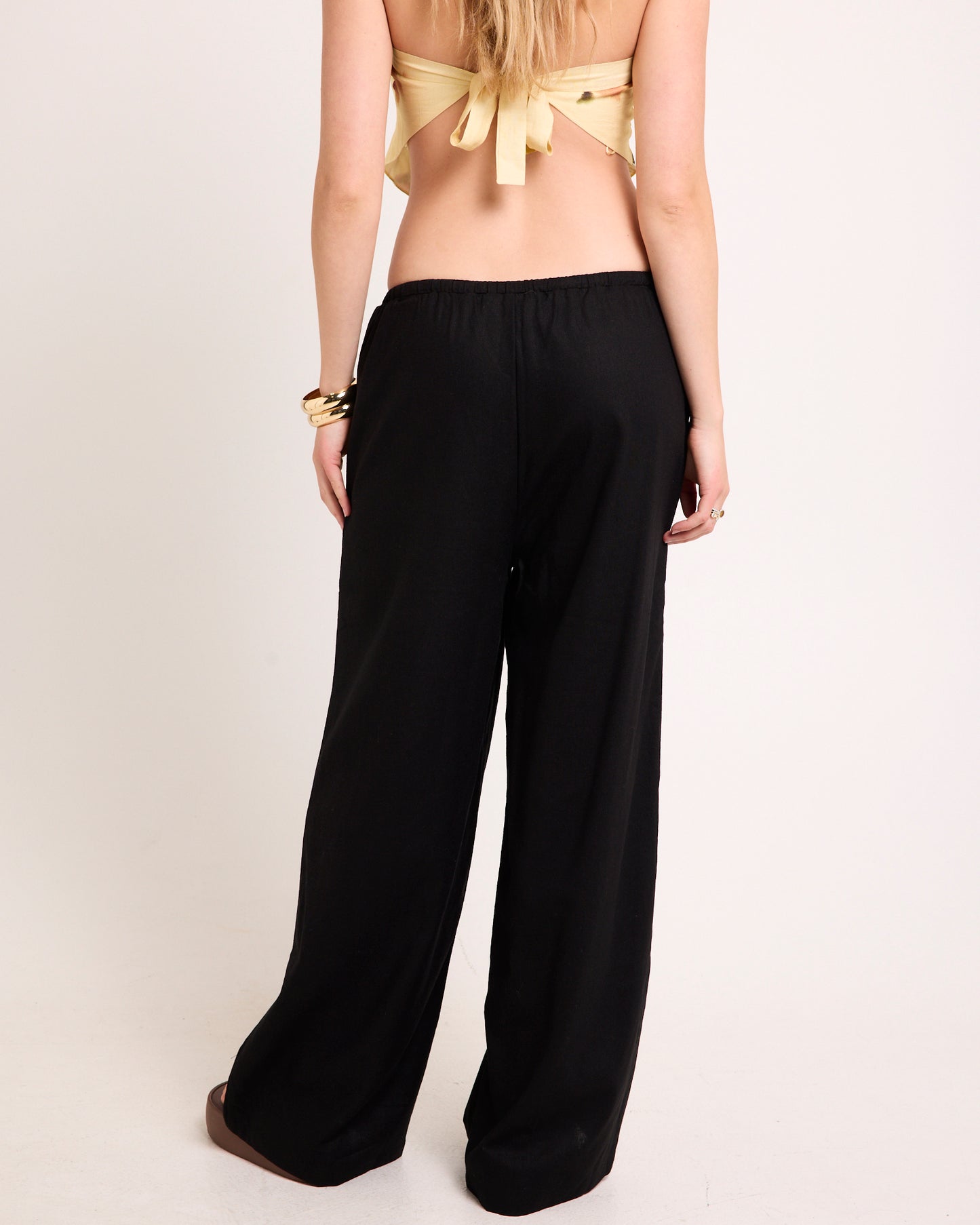Hideaway Linen Wide Leg Pants