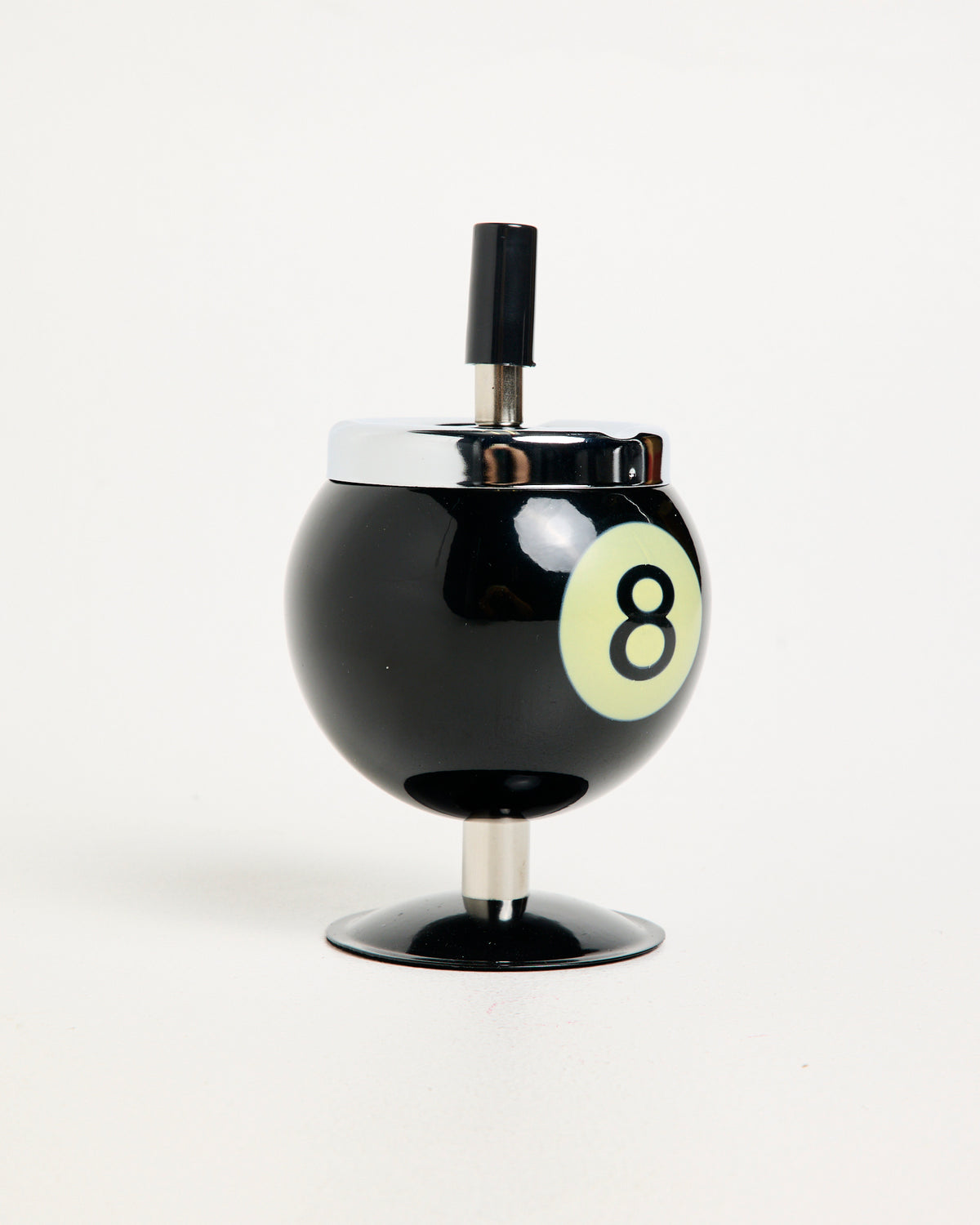 8 Ball Spinner Ash Tray BLACK