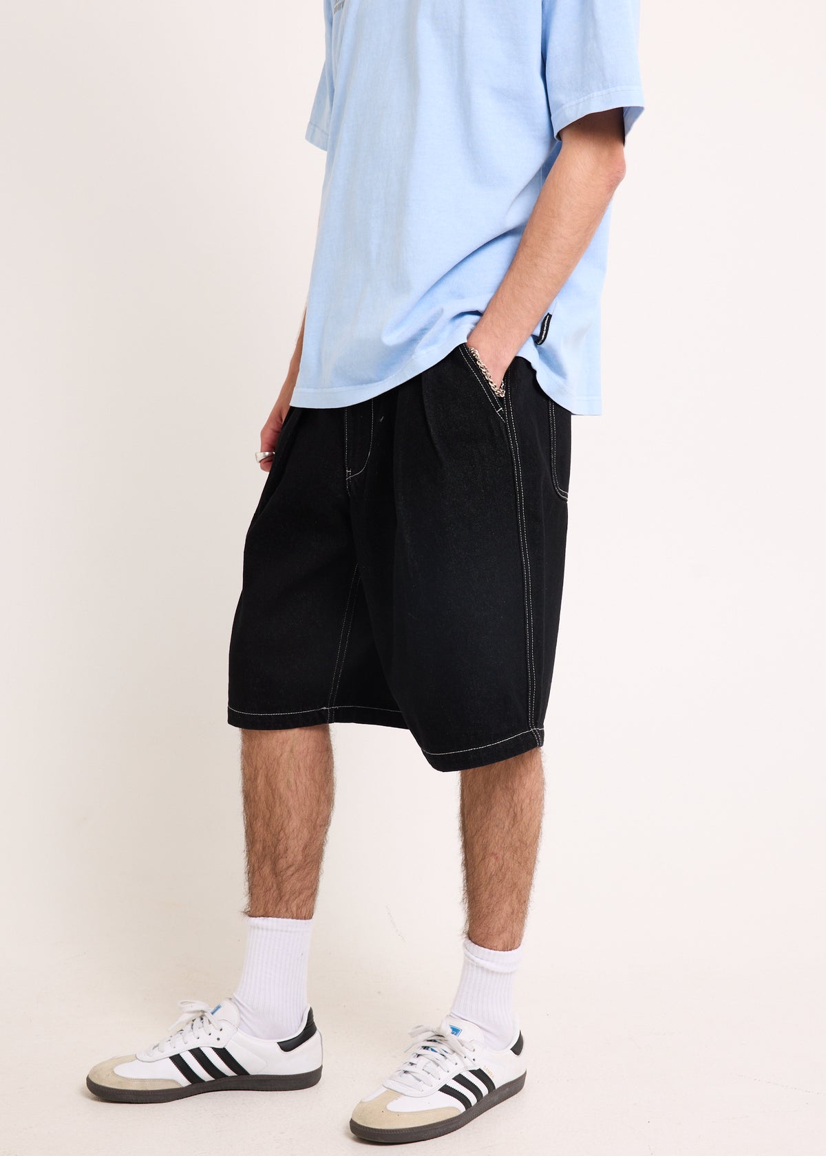 Ando Balloon Shorts RAW BLACK