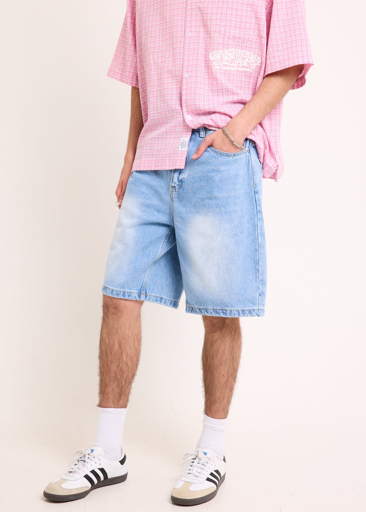 International Jort RINSED BLUE