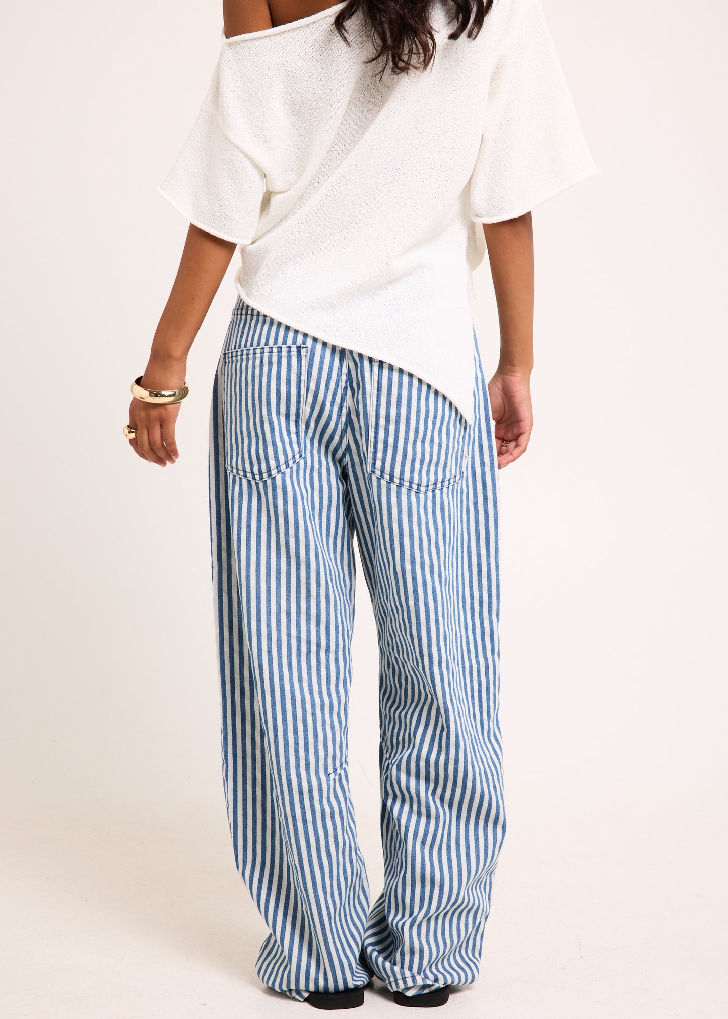 Laila Low Barrel Denim Jeans