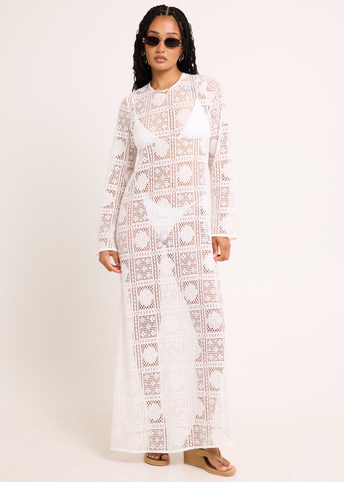 Ophelia Knit Maxi Dress NATURAL