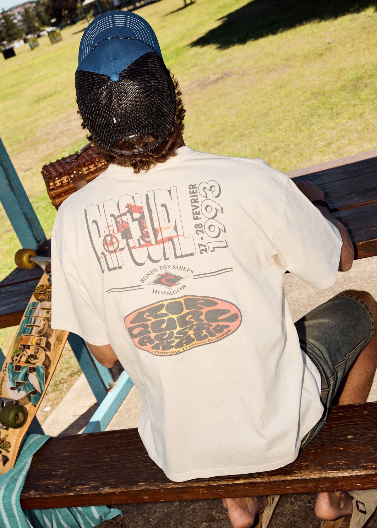 Hossegor 93 T-Shirt BONE