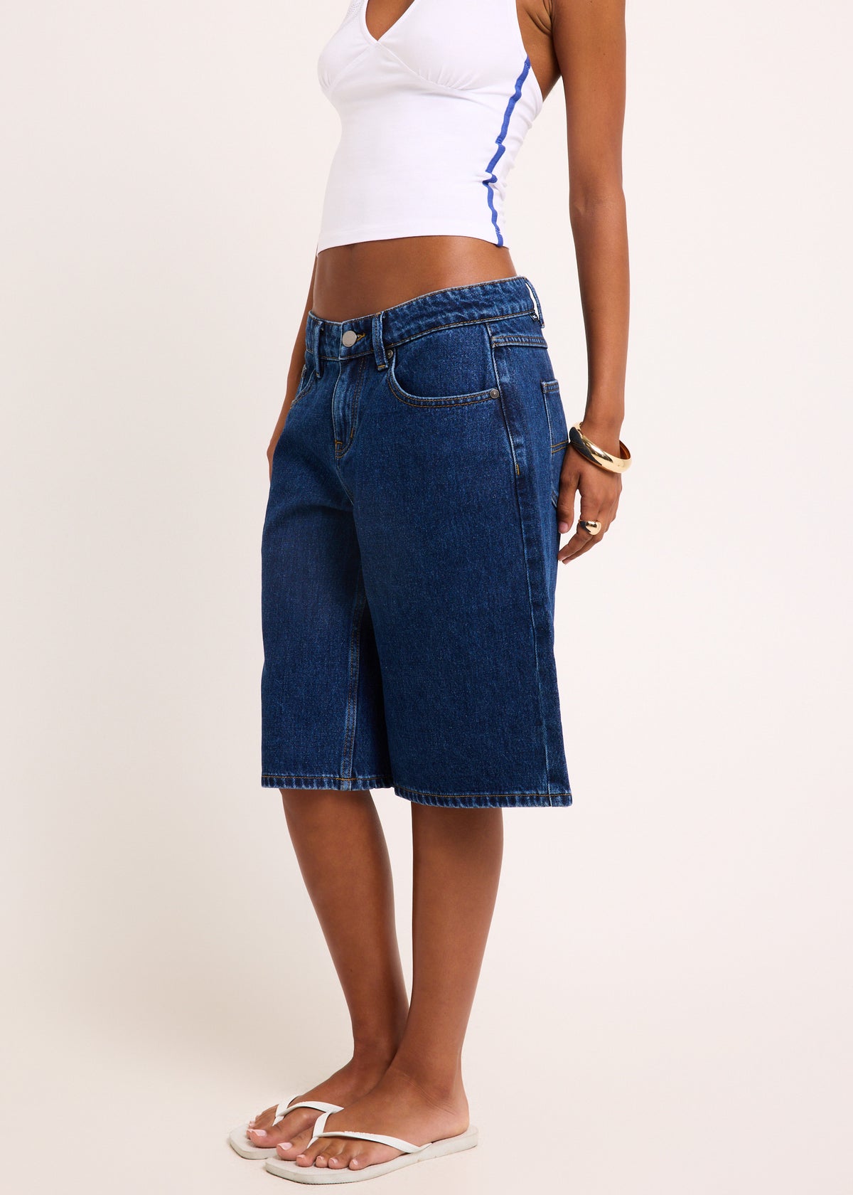 Archive Relaxed Denim Shorts DENIM