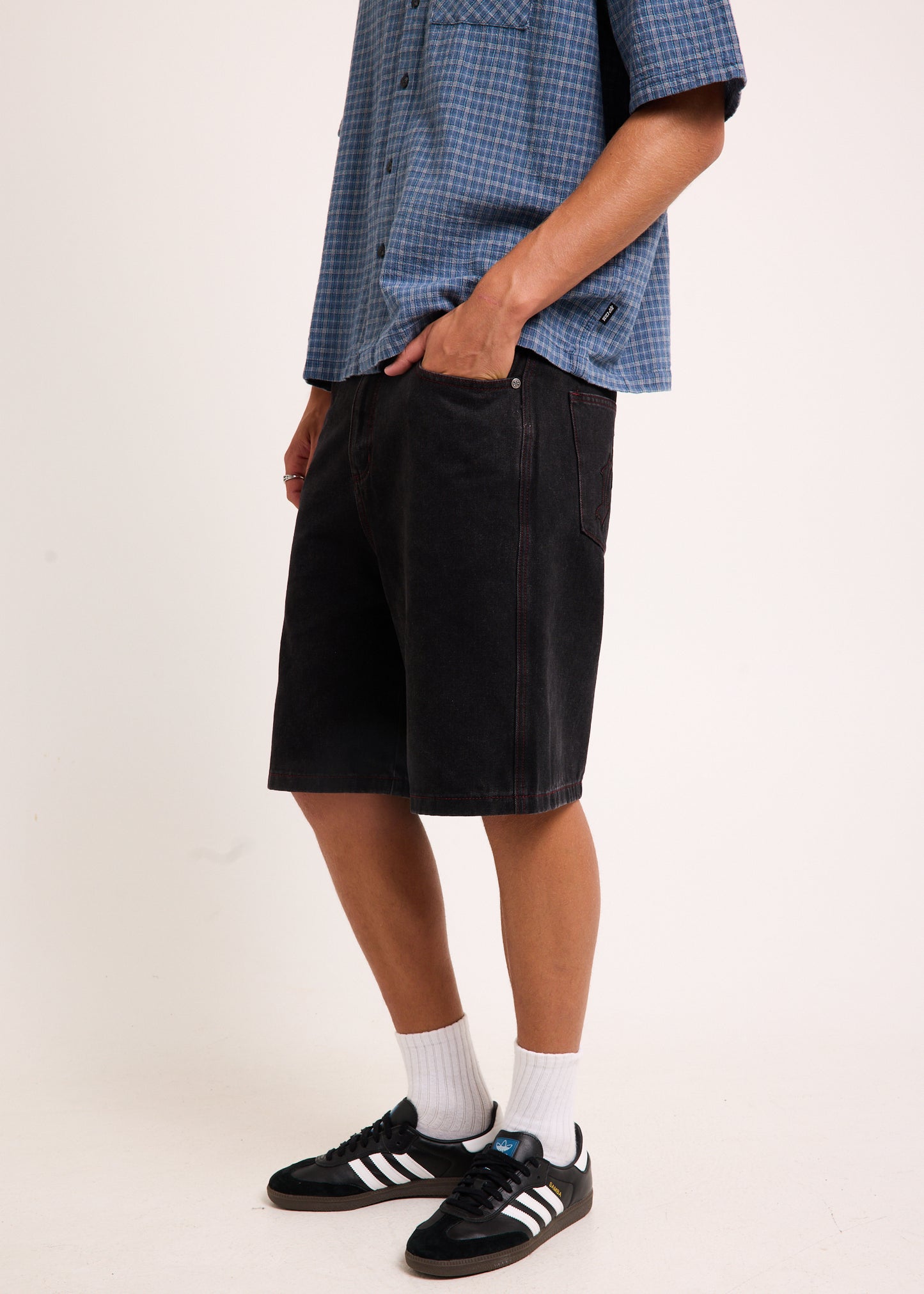 Archive Goth Denim Walkshorts
