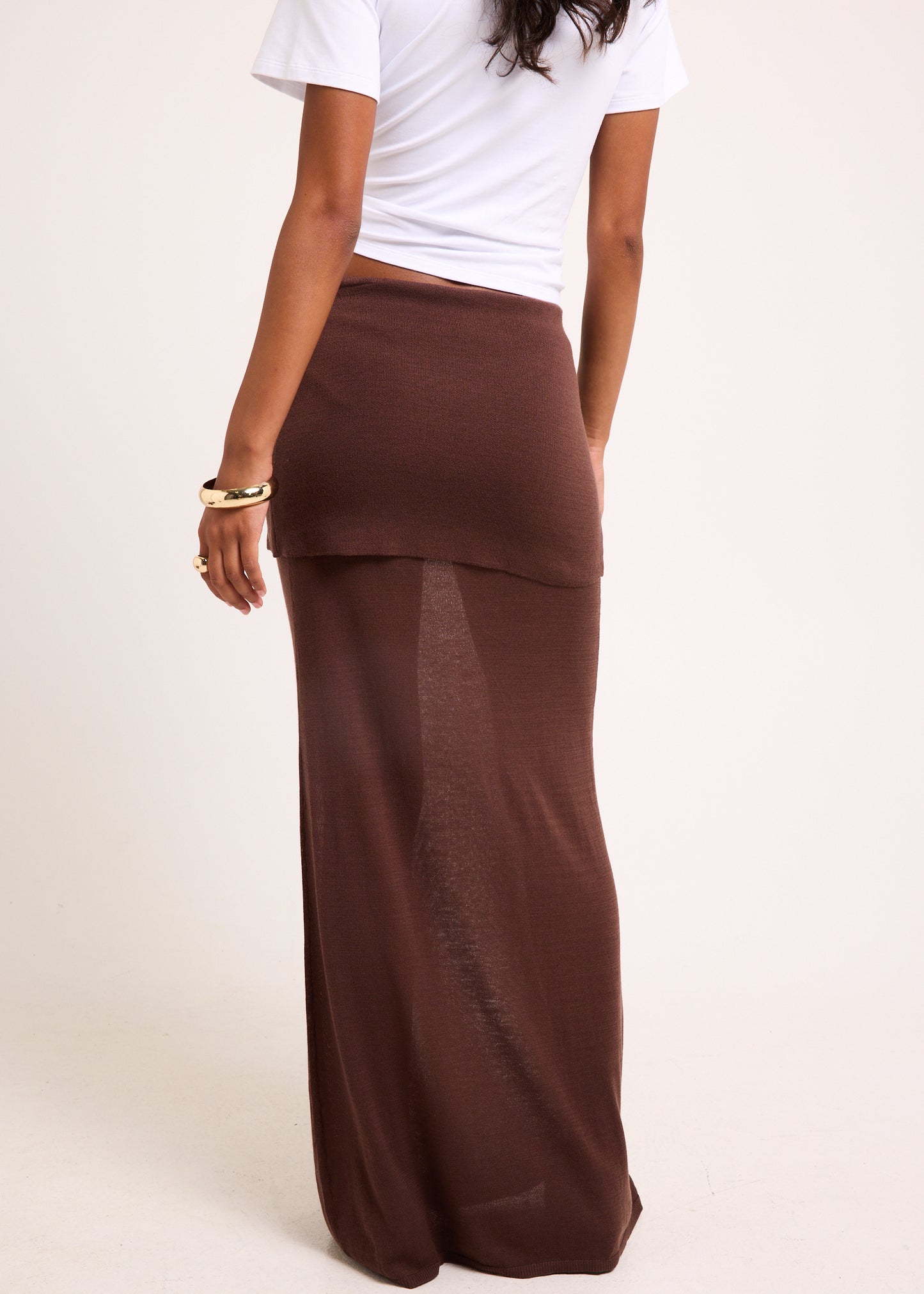 Milano Sheer Maxi Skirt