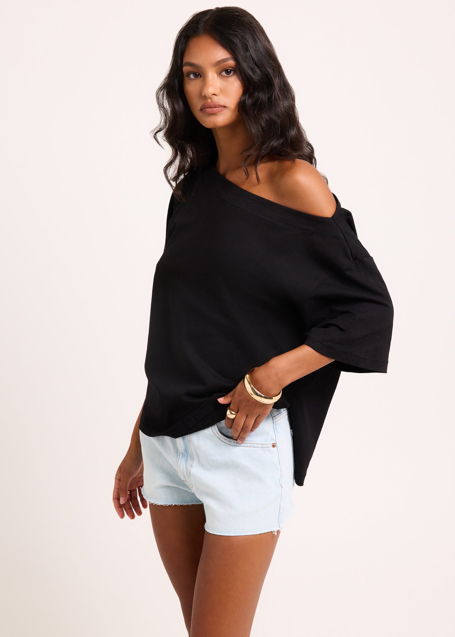 Freya Asymmetric Short Sleeve T-Shirt