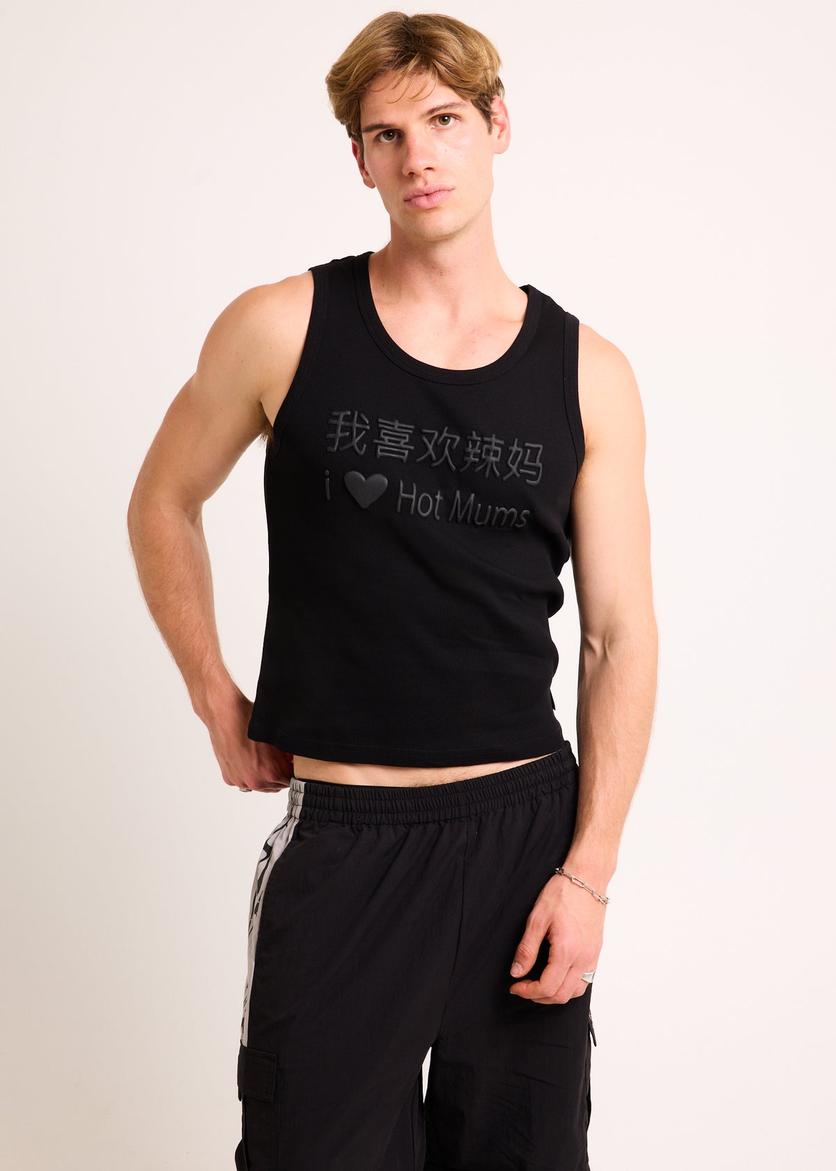 Duolingo Singlet BLACK