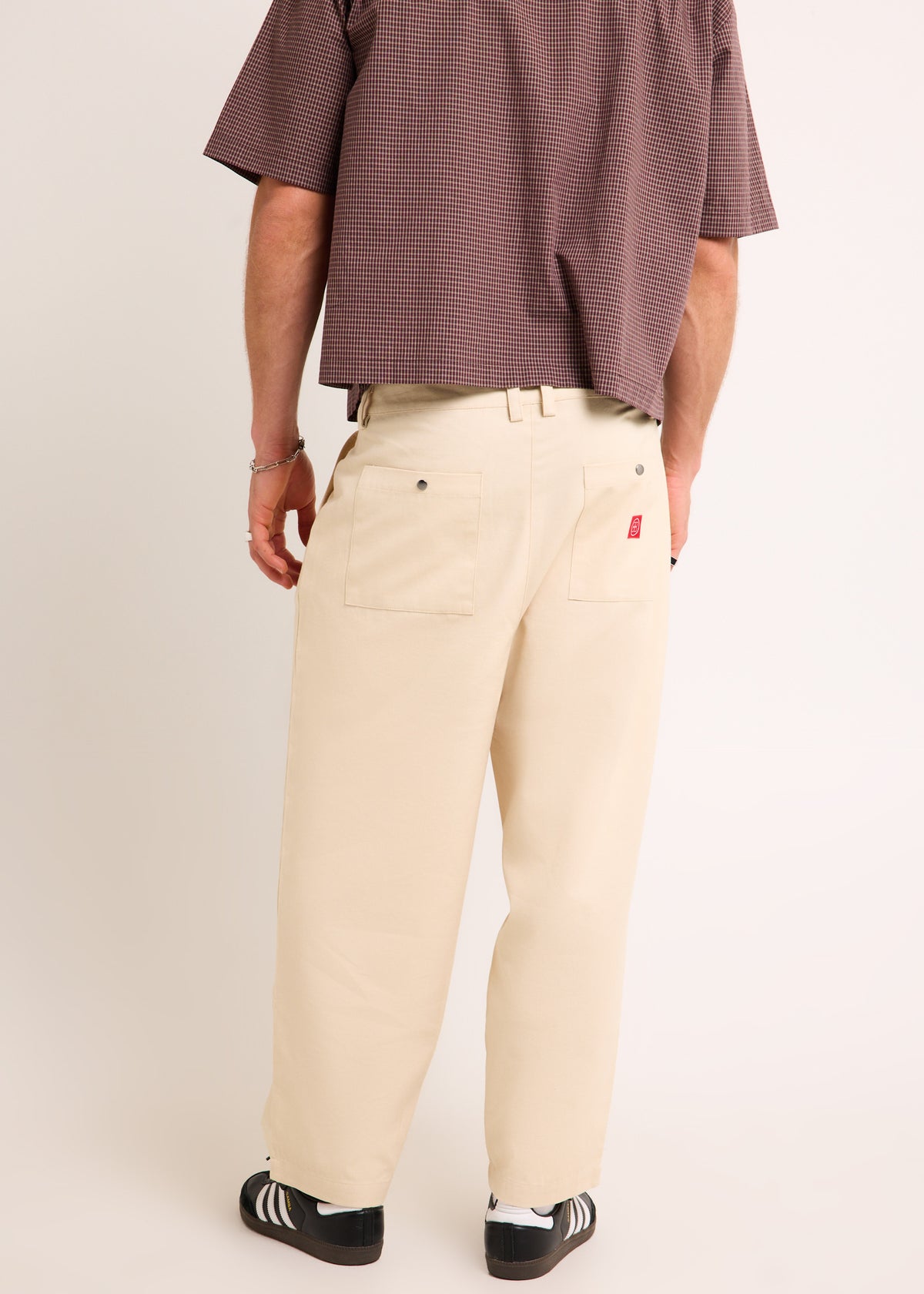 Painter Pleat Pants NATURAL