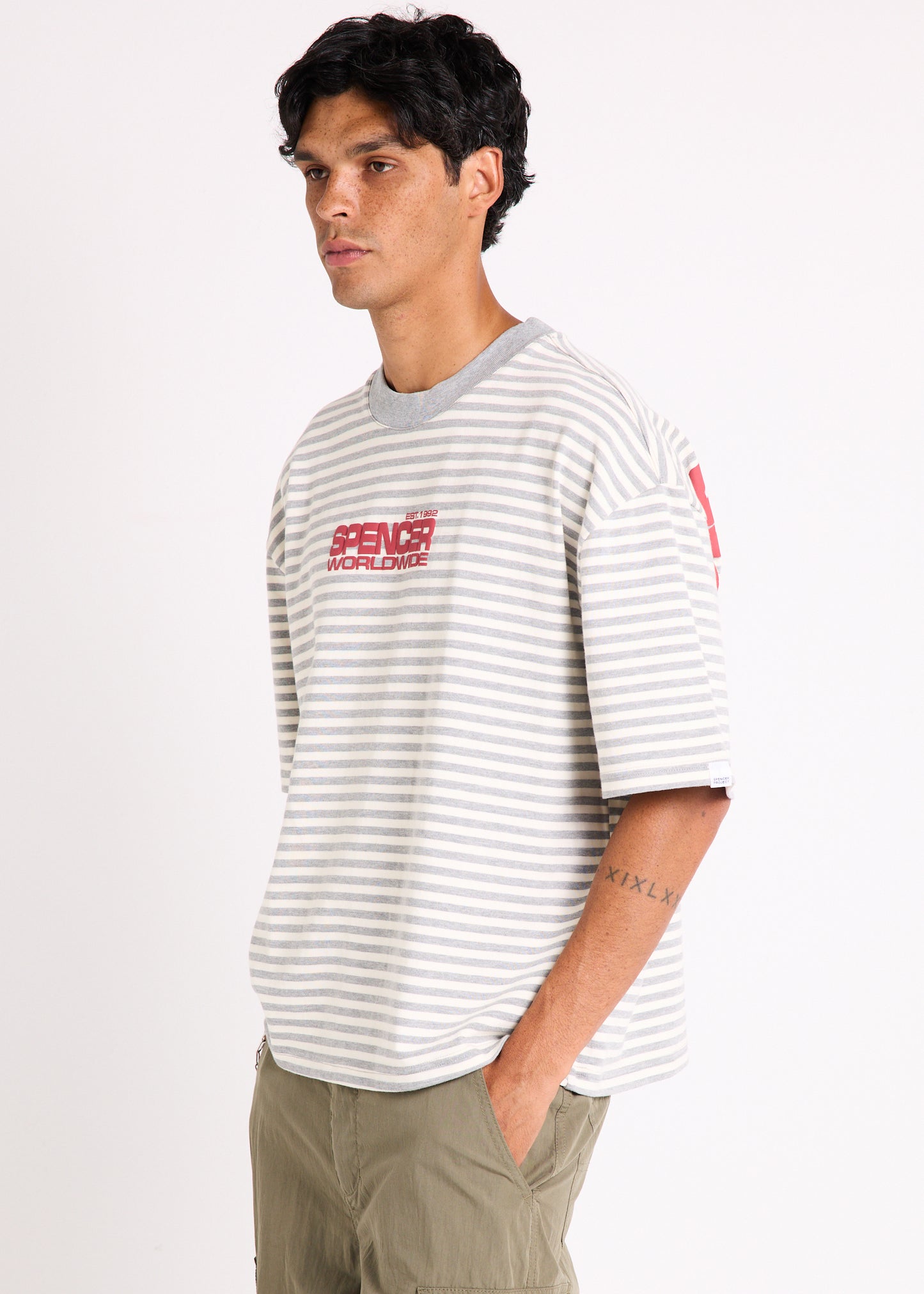 Minor  Stripe Short Sleeve T-Shirt