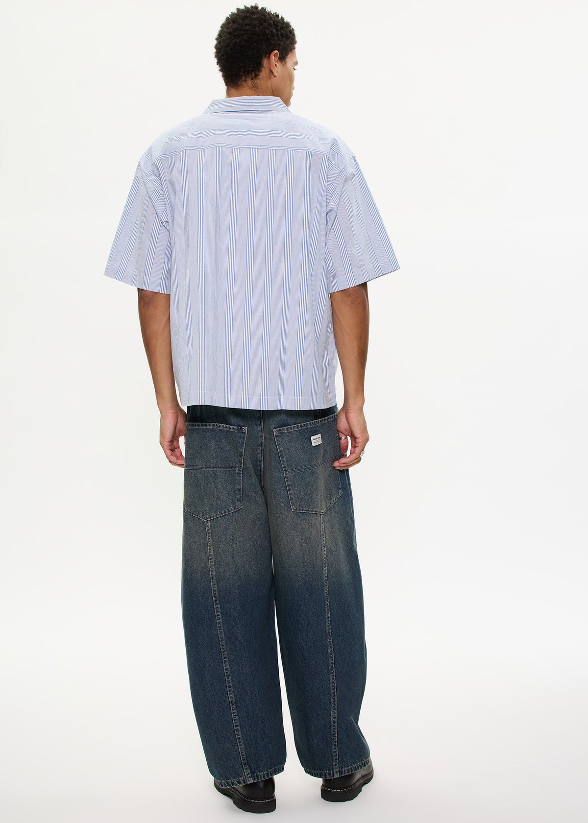 Bobby Camp Shirt BLUE STRIPE