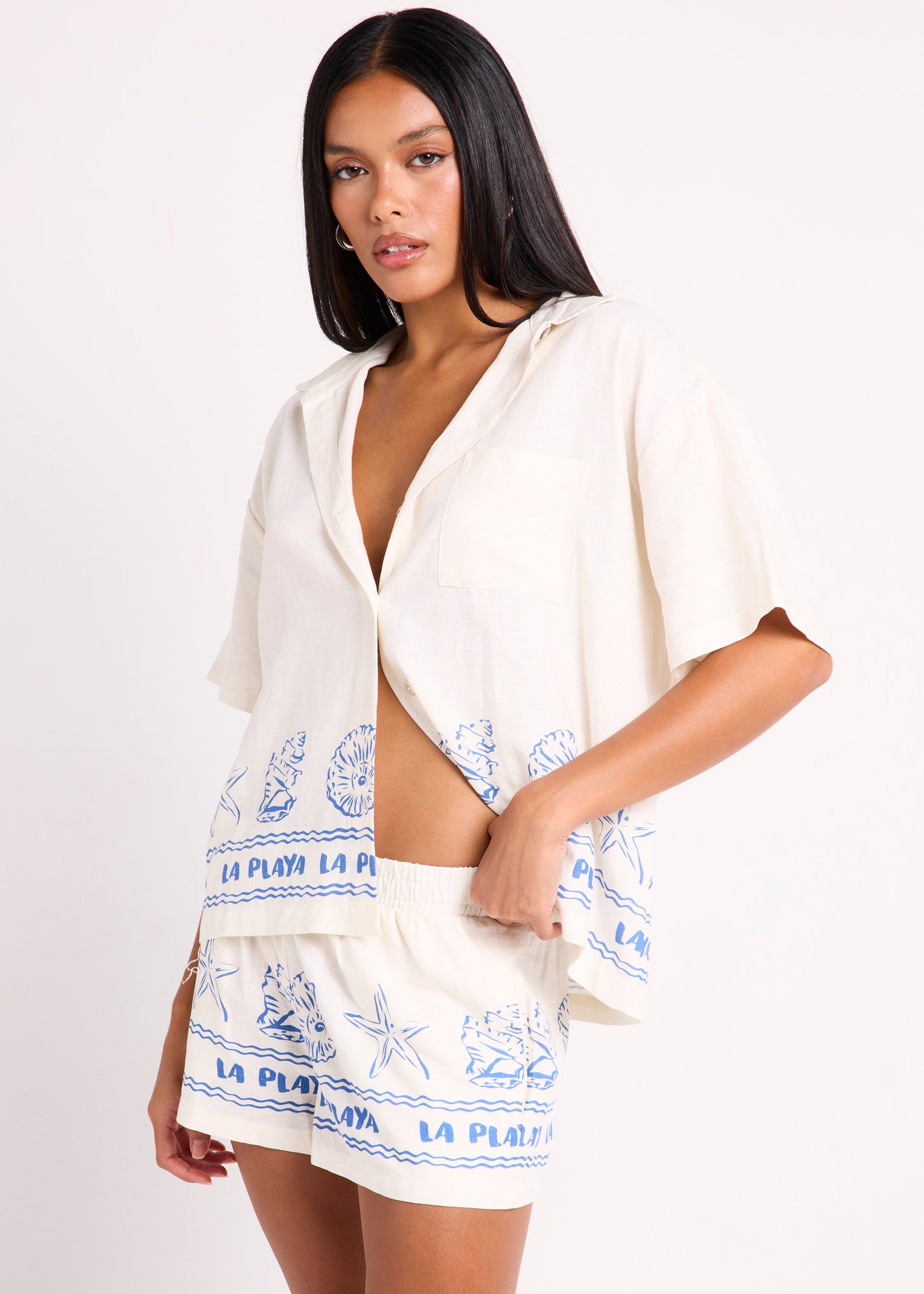 Lumea Short Sleeve Printed Shirt
