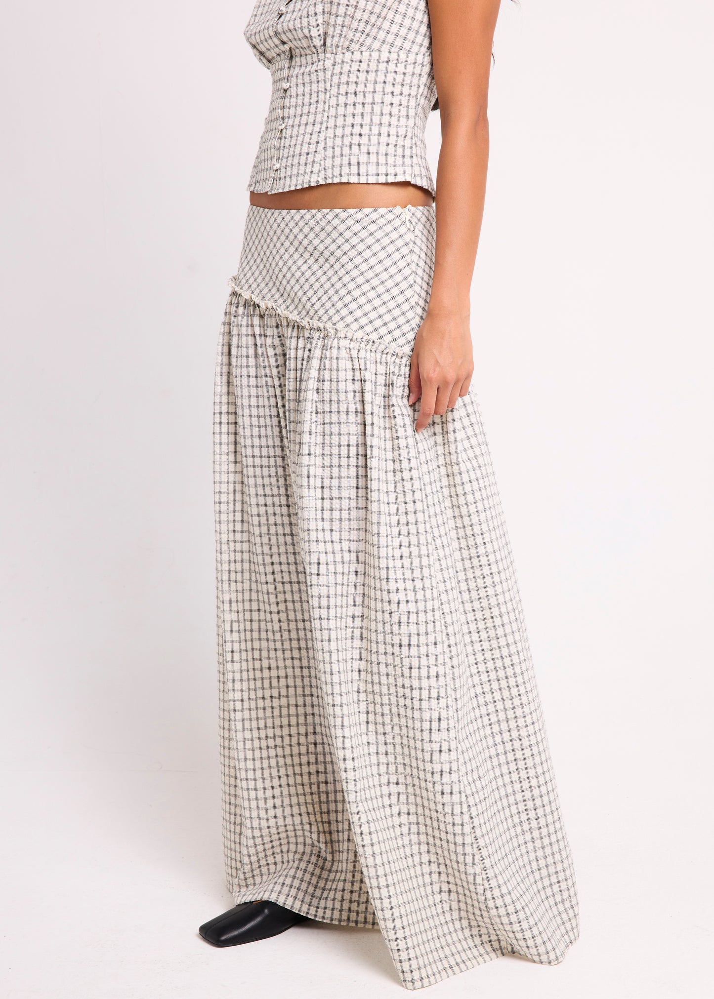 Freydis Check Skirt