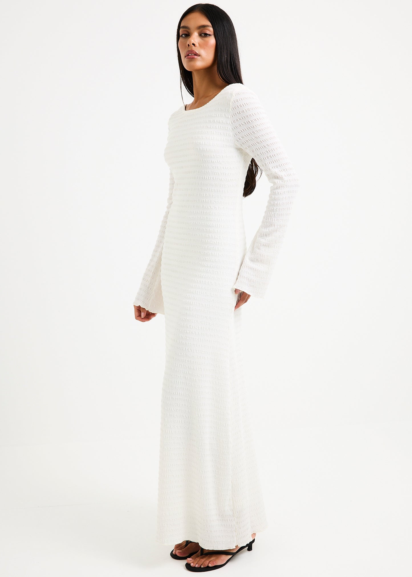Havana Knit Long Sleeve Dress