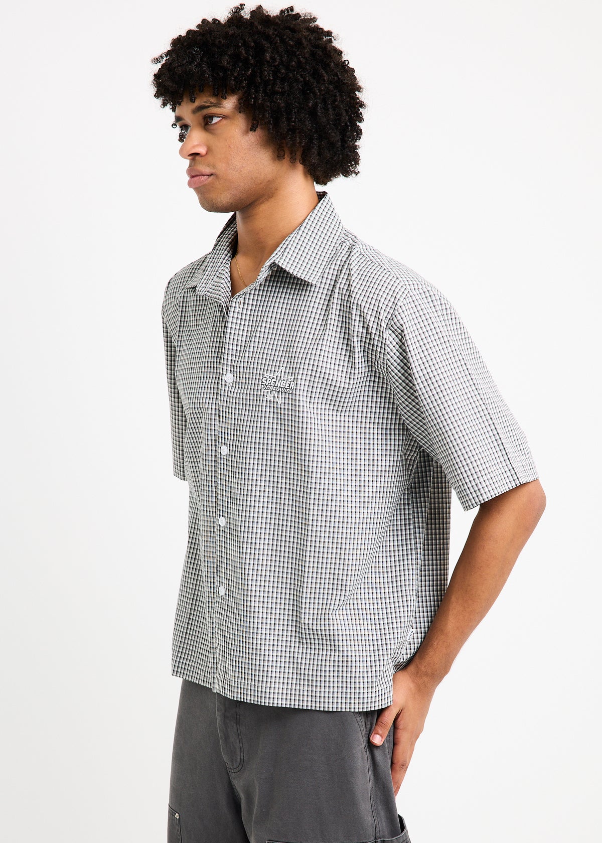 Tagger Short Sleeve Skate Shirt BLACK