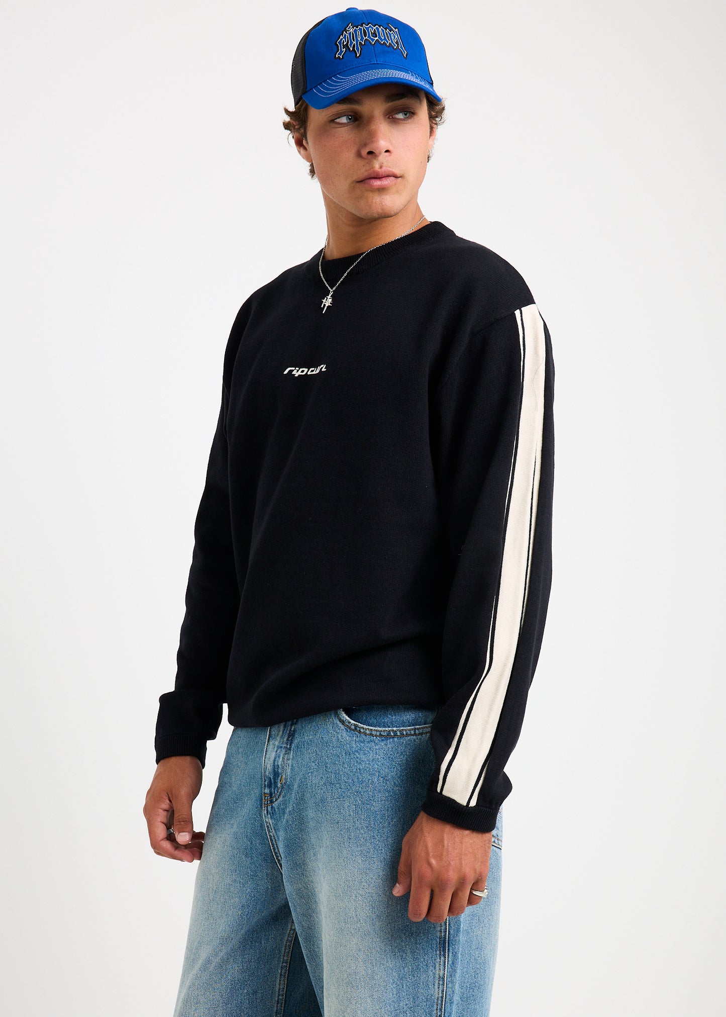 Inner Visions Stripe Knit Crew Shirt