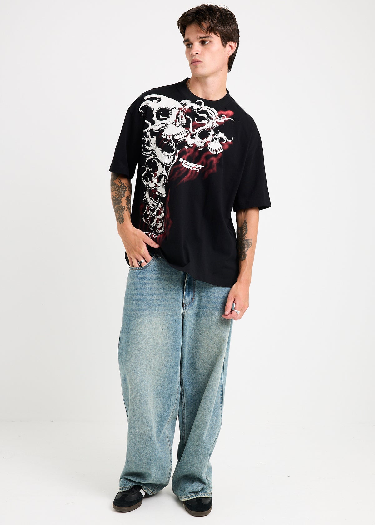 Schooner Short Sleeve T-Shirt BLACK