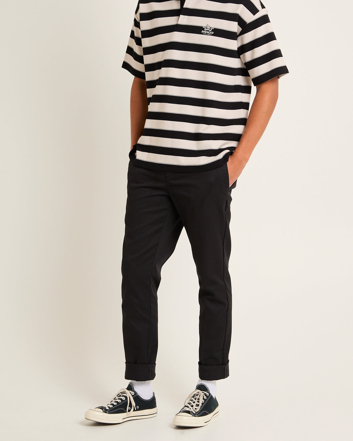 872 Slim Tapered Work Pants BLACK