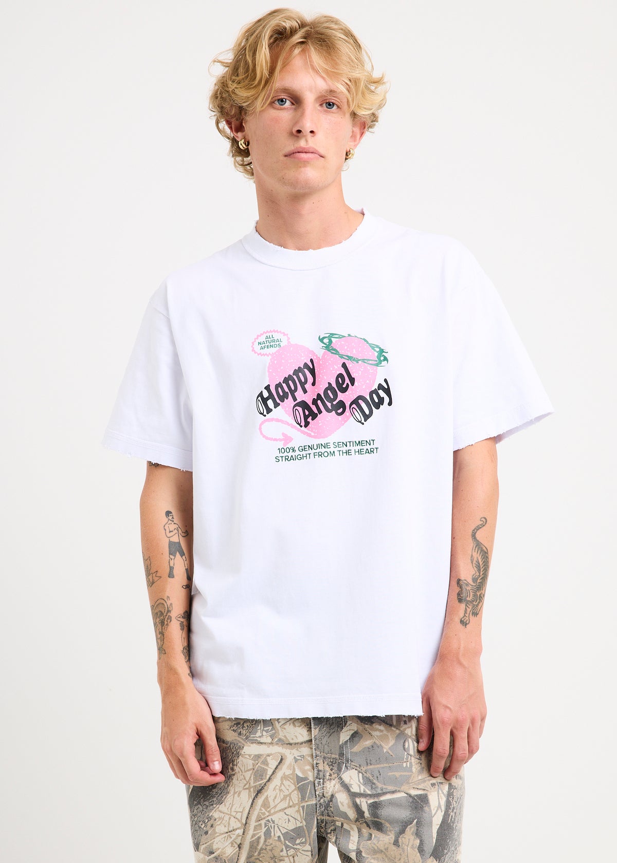 Genuine Sentiment Heavyweight Boxy T-Shirt WHITE