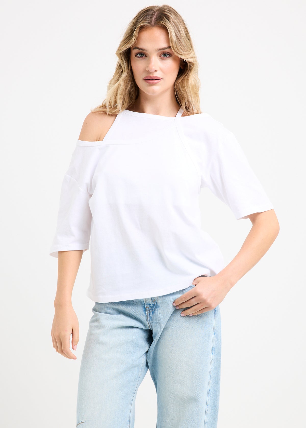 Claire Double Layered T-Shirt WHITE