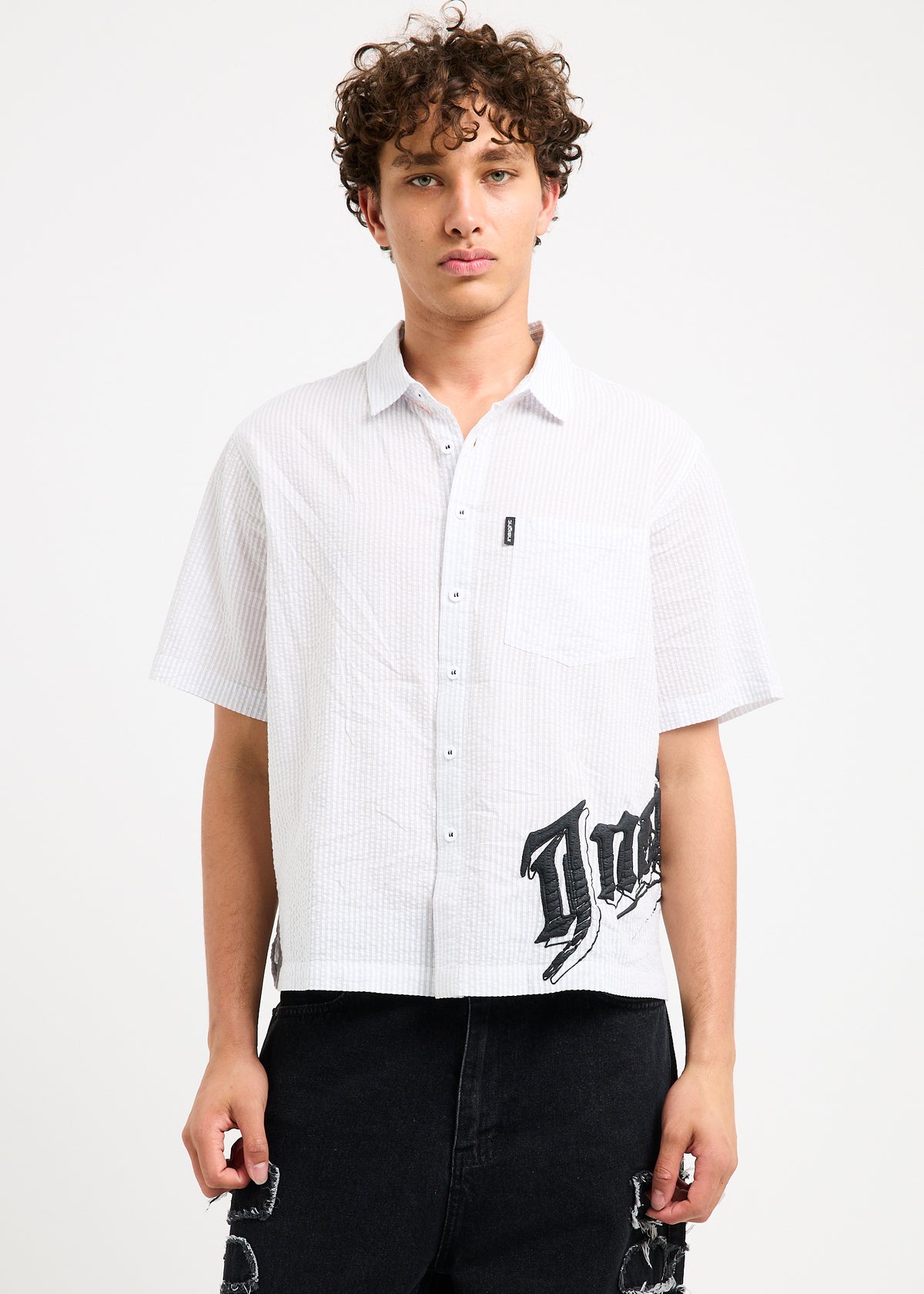 Deadringer Short Sleeve Shirt WHITE