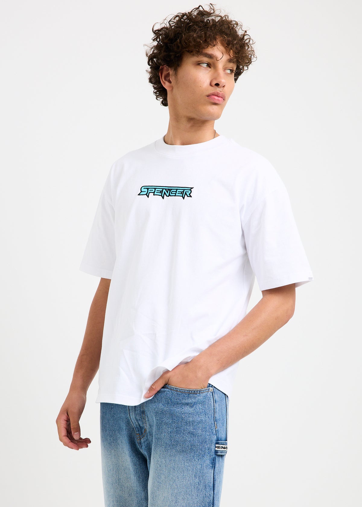Street Block T-Shirt WHITE