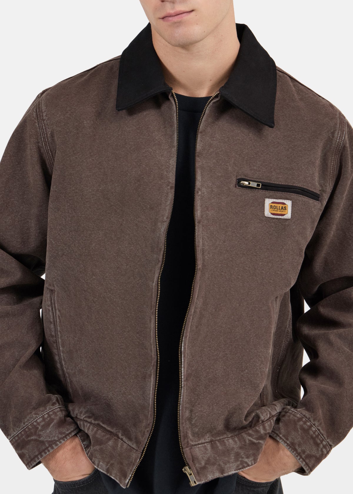 Nailhead Miner Jacket DARK BROWN