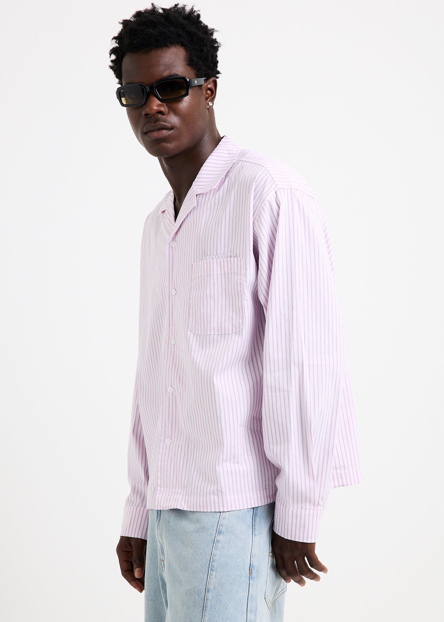 Box Striped Ls Shirt
