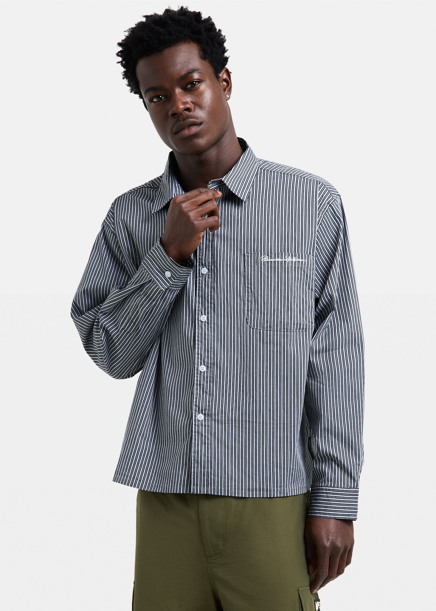 Miami Striped Long Sleeve Shirt