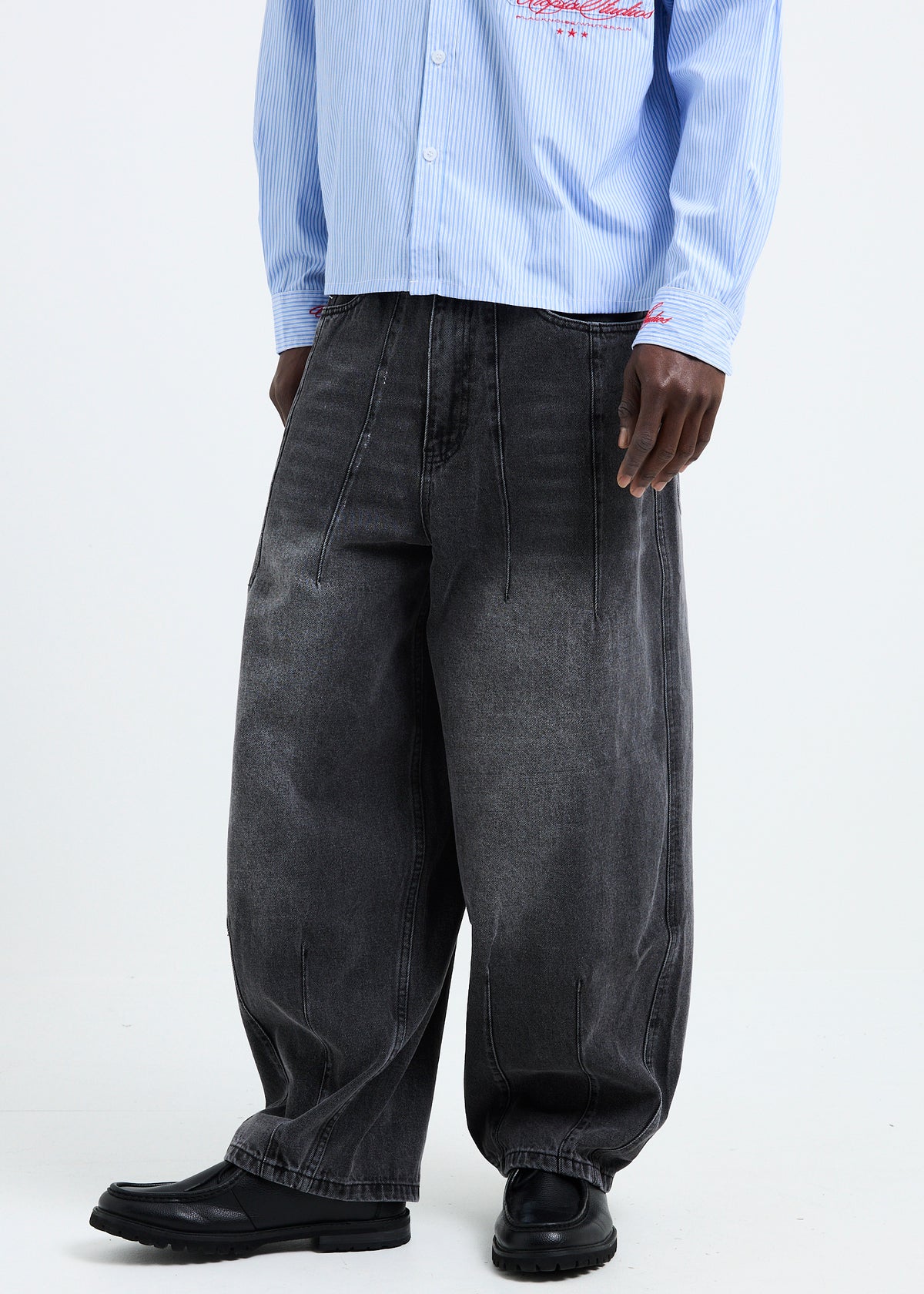 Tokyo 3D Denim Jeans BLACK