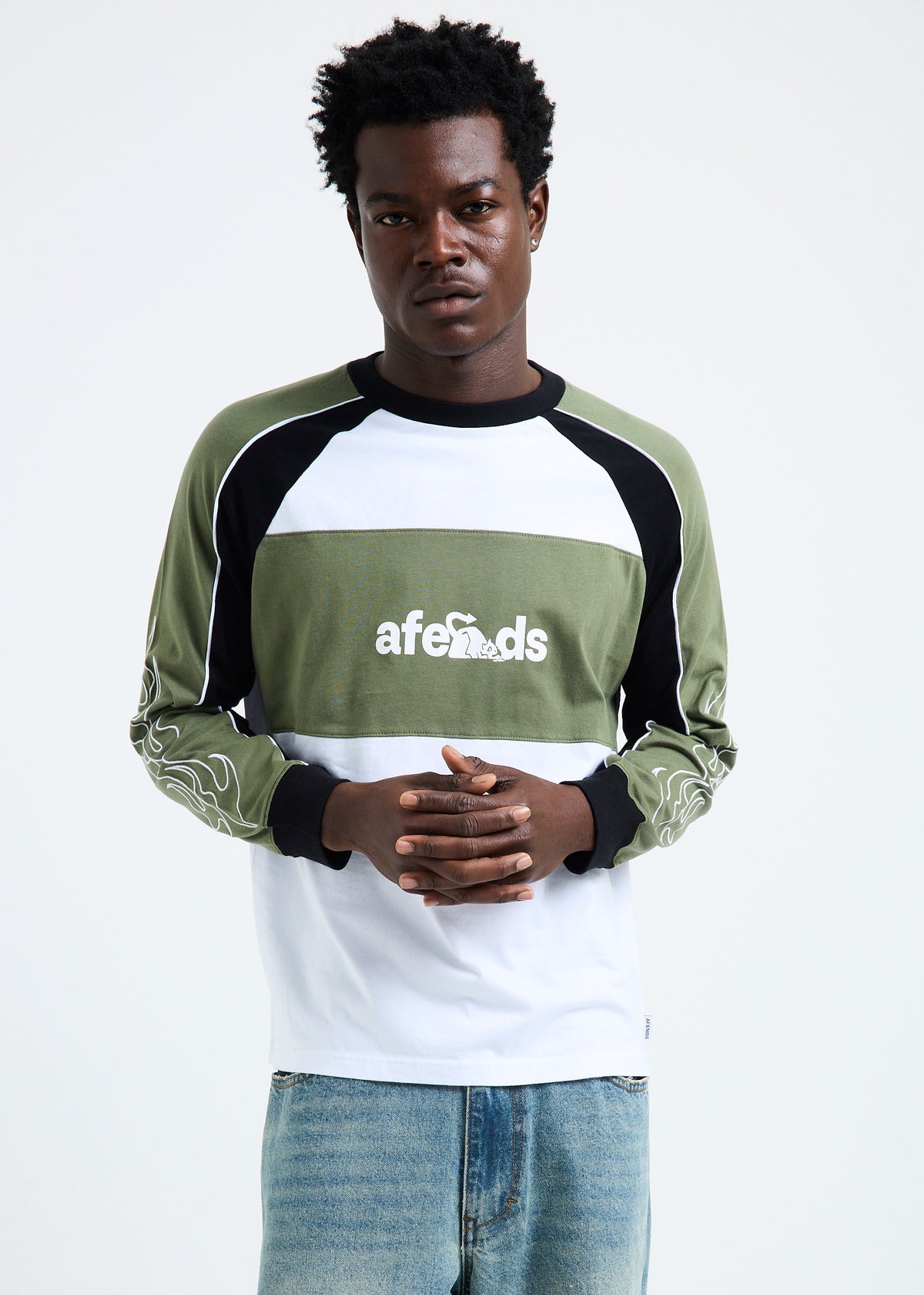 Dirts Long Sleeve Tee DEEP OLIVE