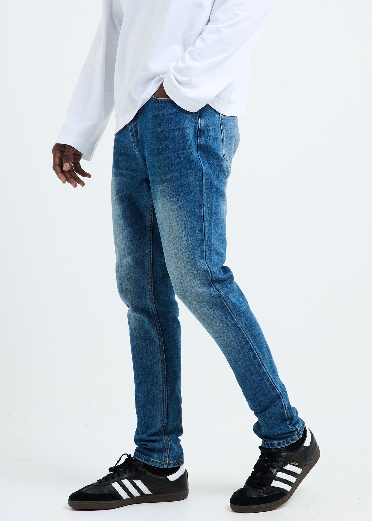 City Riot Denim Jeans FADED BLUE
